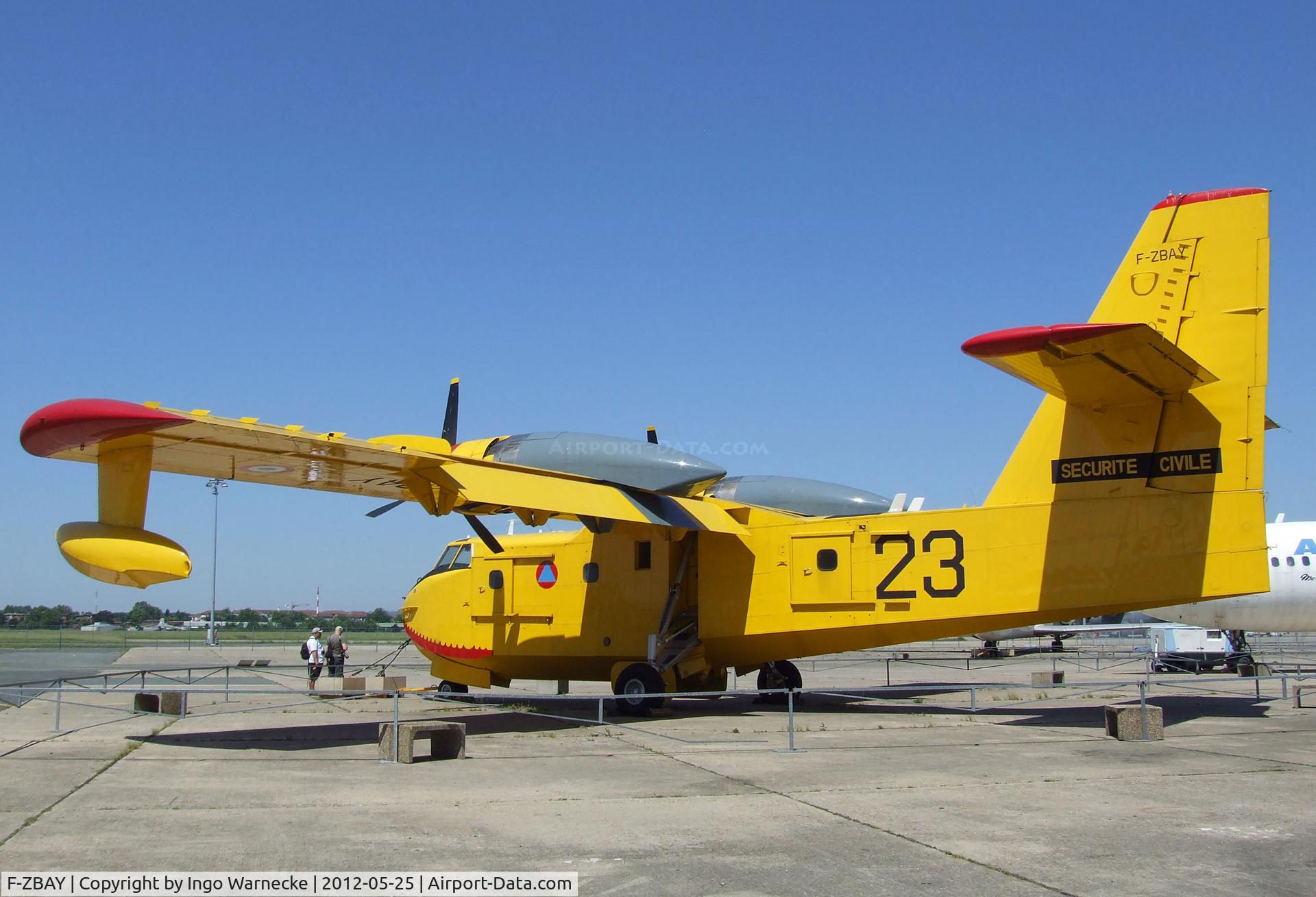 F-ZBAY, Canadair CL-215-I (CL-215-1A10) C/N 1023, Canadair CL-215 at the Musee de l'Air, Paris/Le Bourget