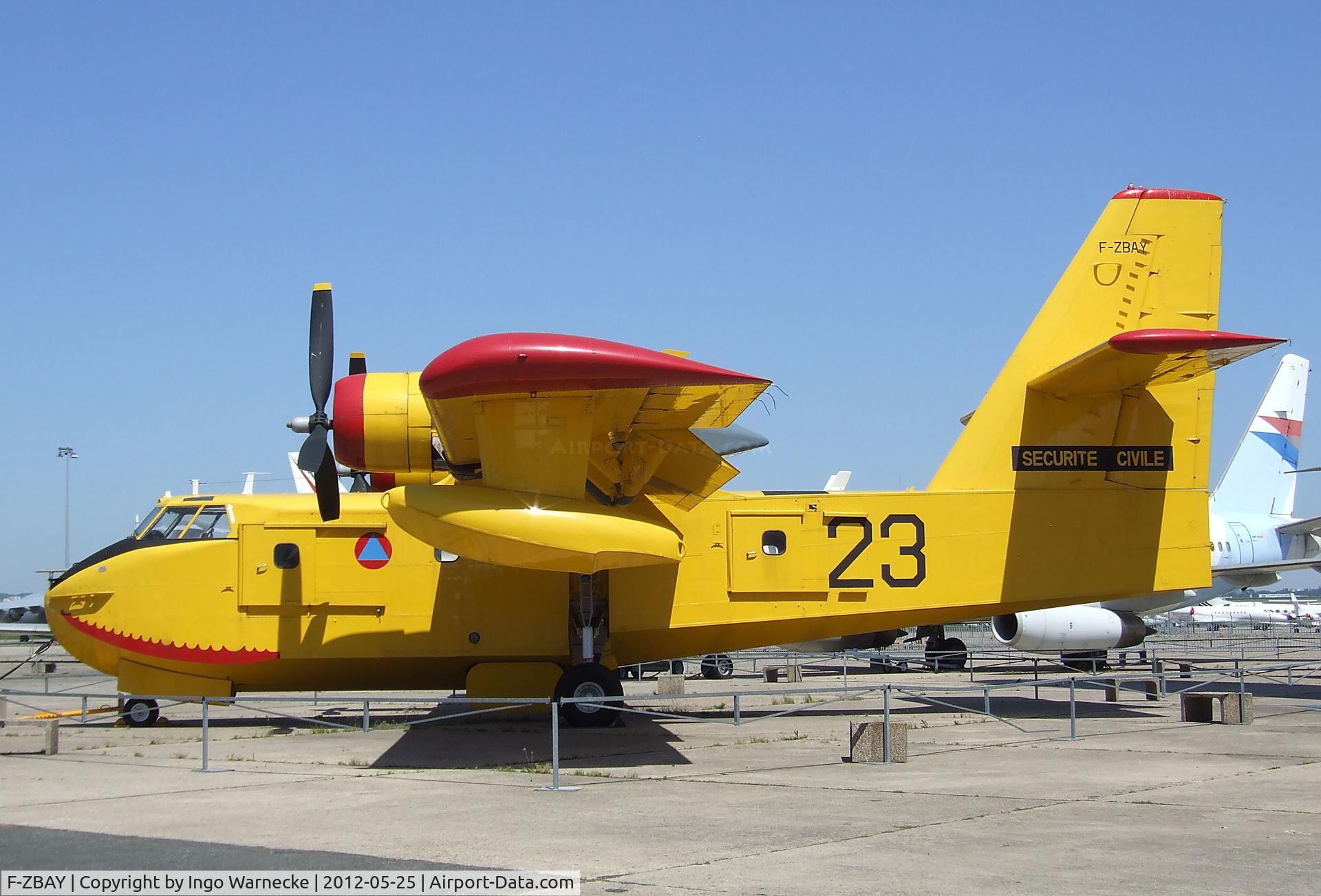 F-ZBAY, Canadair CL-215-I (CL-215-1A10) C/N 1023, Canadair CL-215 at the Musee de l'Air, Paris/Le Bourget
