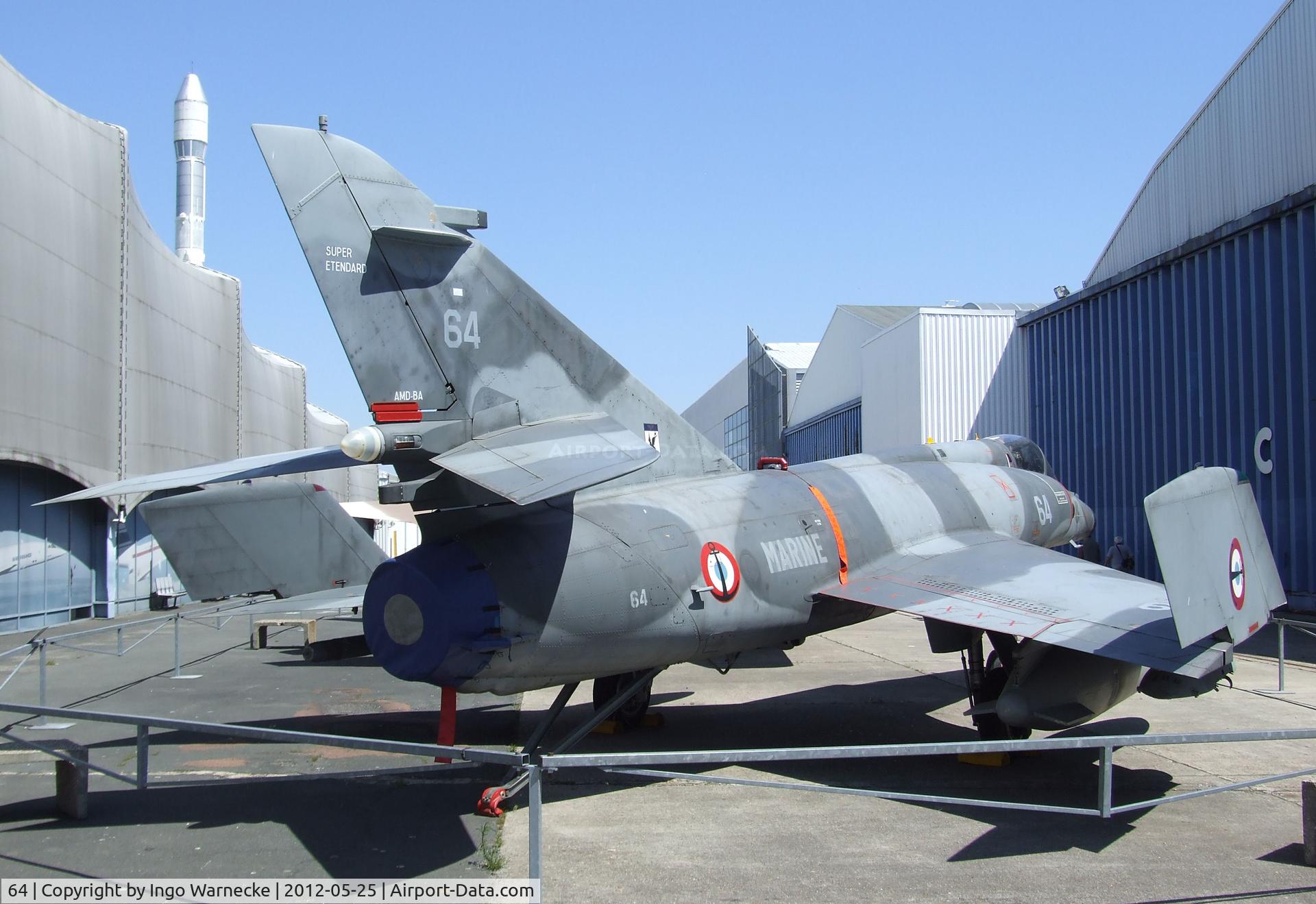 64, Dassault Super Etendard C/N 78, Dassault Super Etendard at the Musee de l'Air, Paris/Le Bourget