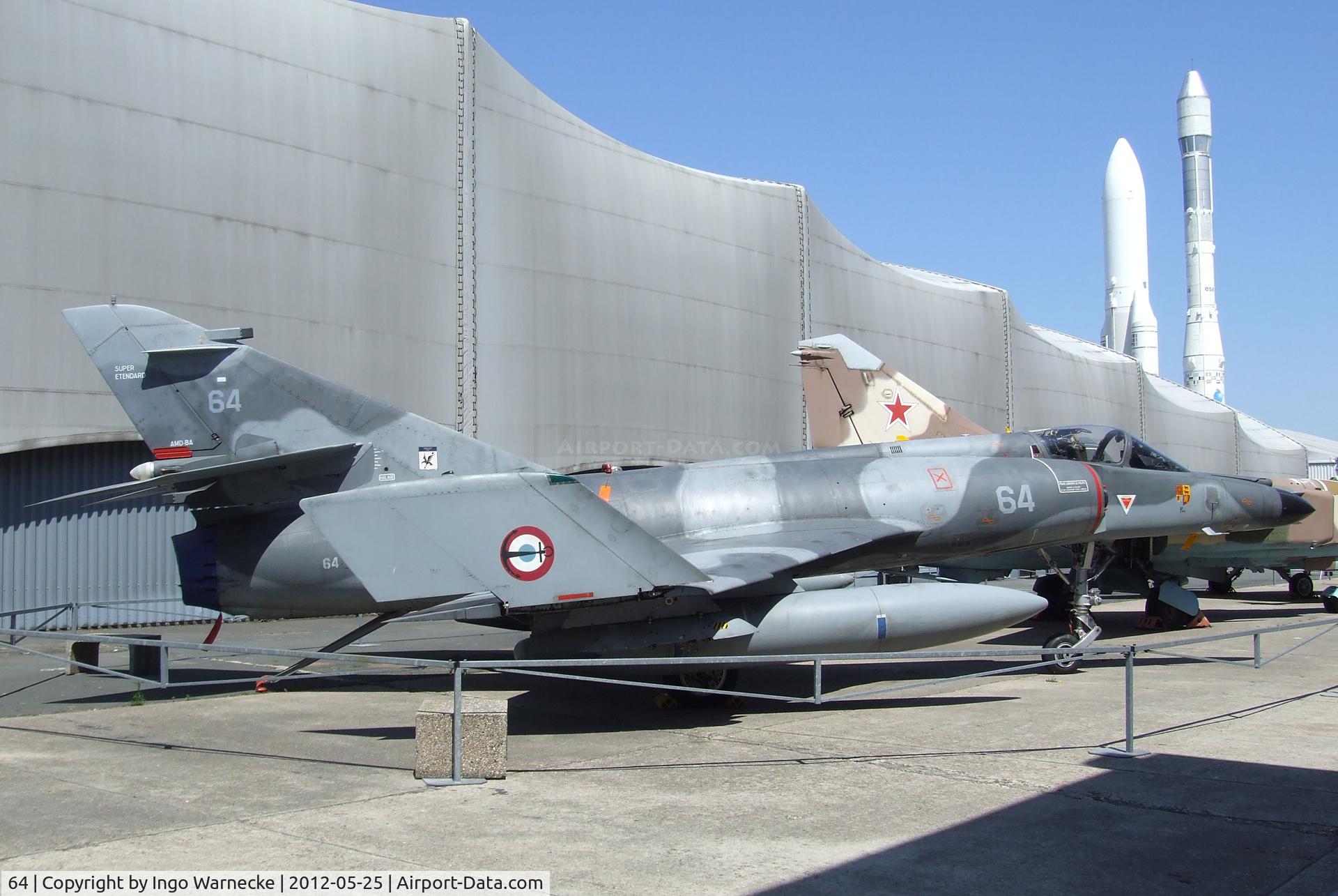 64, Dassault Super Etendard C/N 78, Dassault Super Etendard at the Musee de l'Air, Paris/Le Bourget