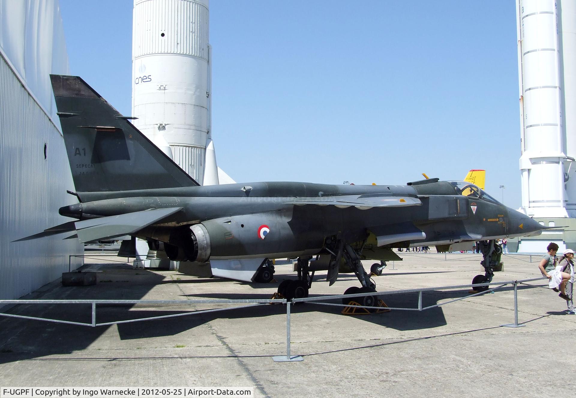 F-UGPF, Sepecat Jaguar A C/N A1, SEPECAT Jaguar A at the Musee de l'Air, Paris/Le Bourget