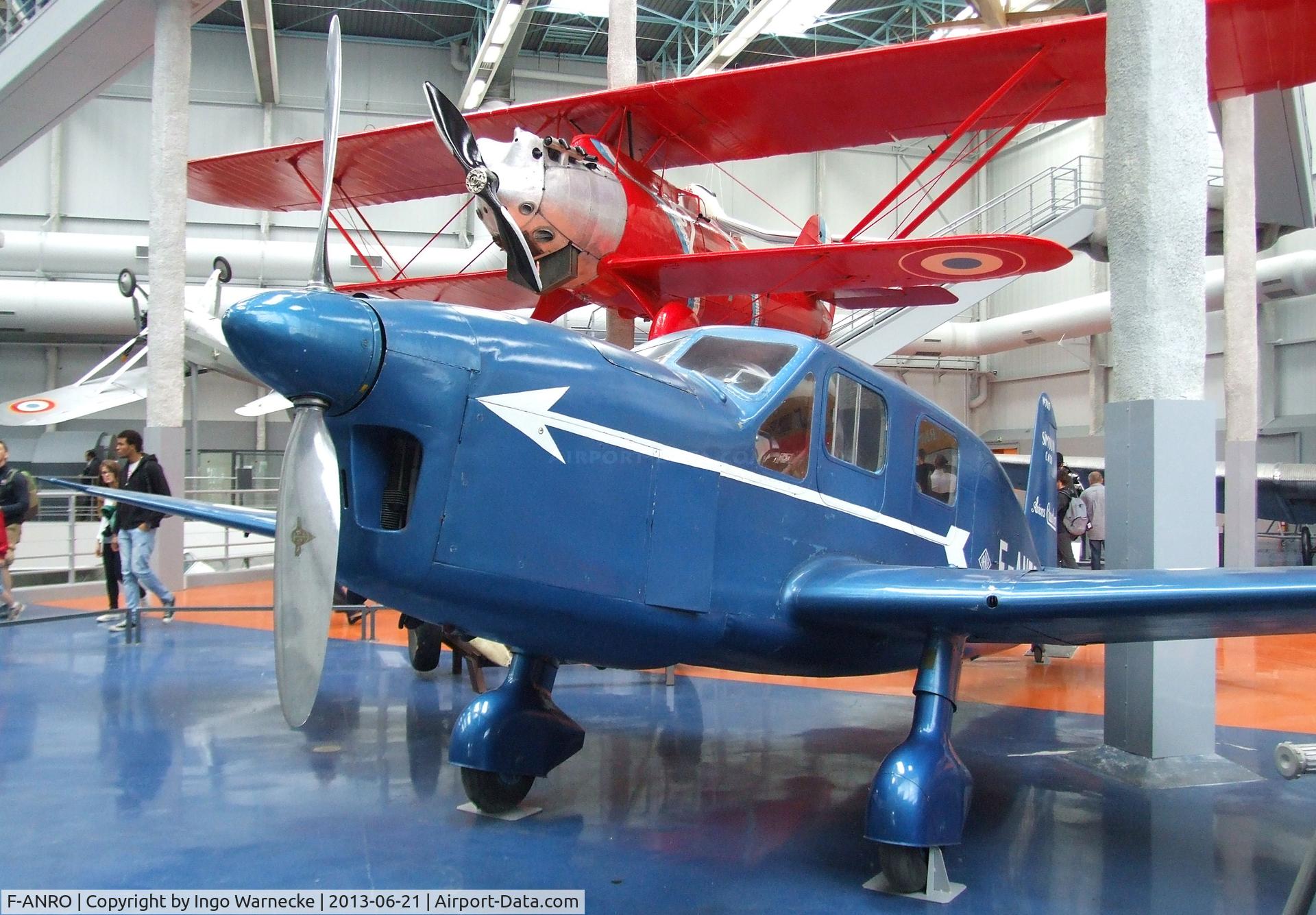 F-ANRO, Caudron C.635M Simoun C/N 15/7017, Caudron C.635M Simoun at the Musee de l'Air, Paris/Le Bourget