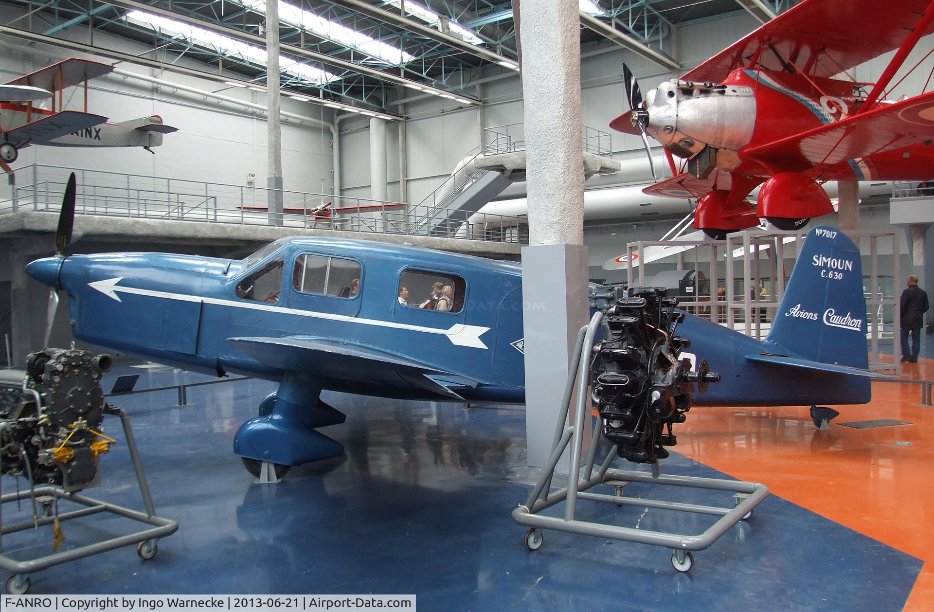 F-ANRO, Caudron C.635M Simoun C/N 15/7017, Caudron C.635M Simoun at the Musee de l'Air, Paris/Le Bourget