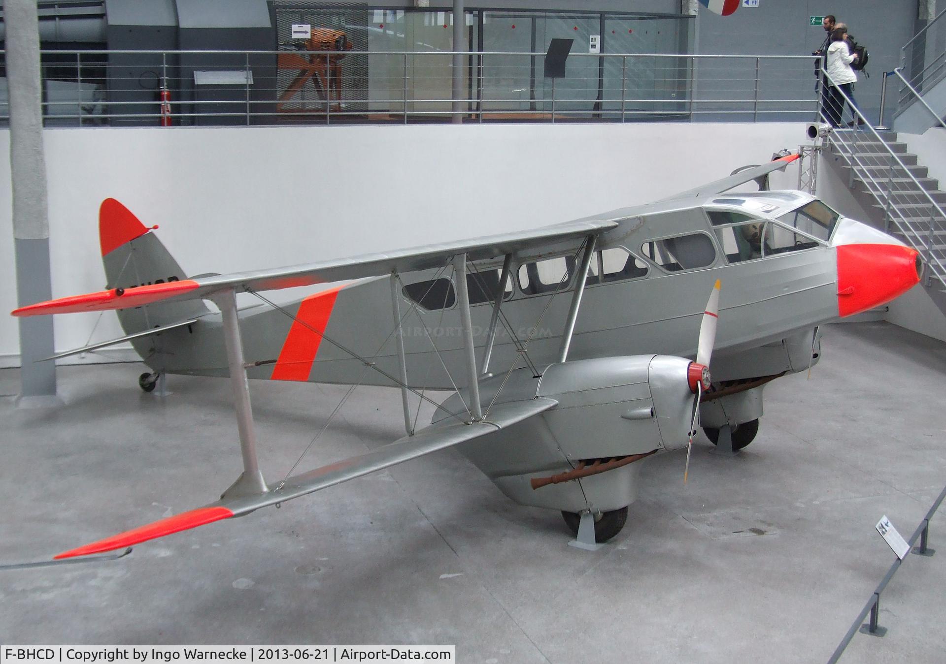 F-BHCD, 1945 De Havilland DH-89A Dominie/Dragon Rapide C/N 6706, De Havilland D.H.89A Dragon Rapide at the Musee de l'Air, Paris/Le Bourget