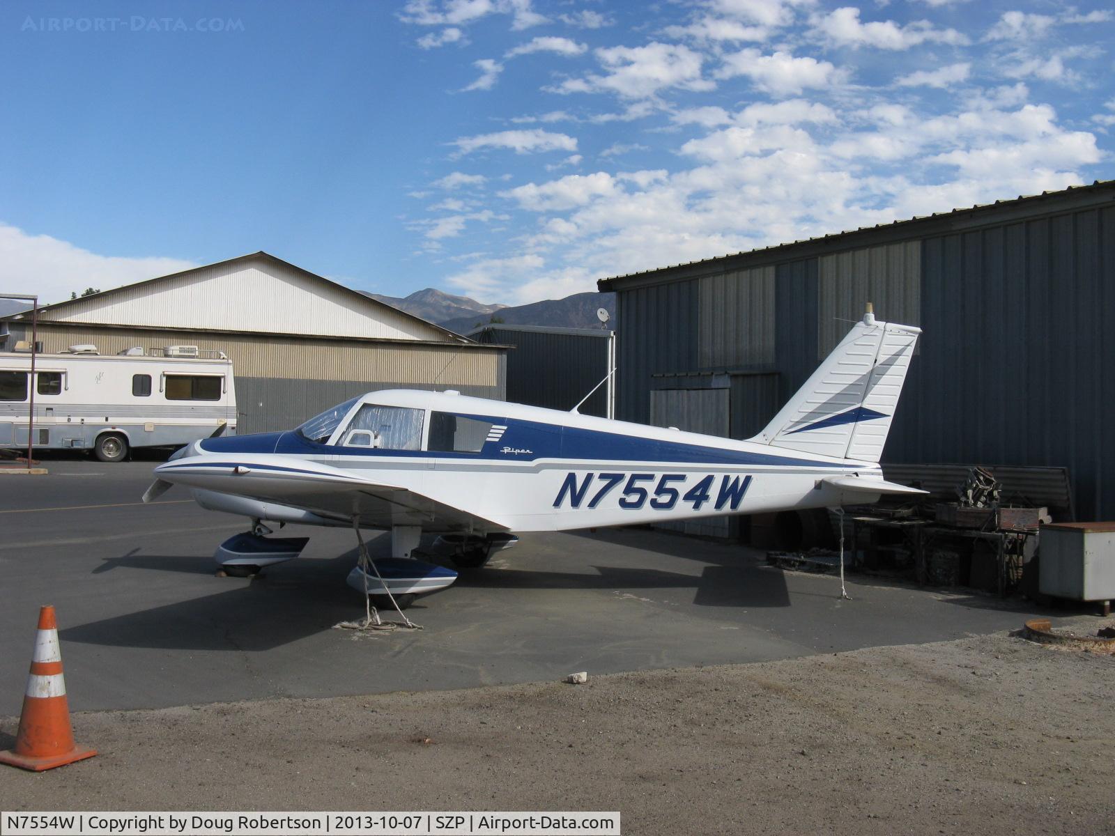 N7554W, 1963 Piper PA-28-180 Cherokee C/N 28-1493, 1963 Piper PA-28-180 CHEROKEE, Lycoming O&VO-360 180 Hp, in for maintenance