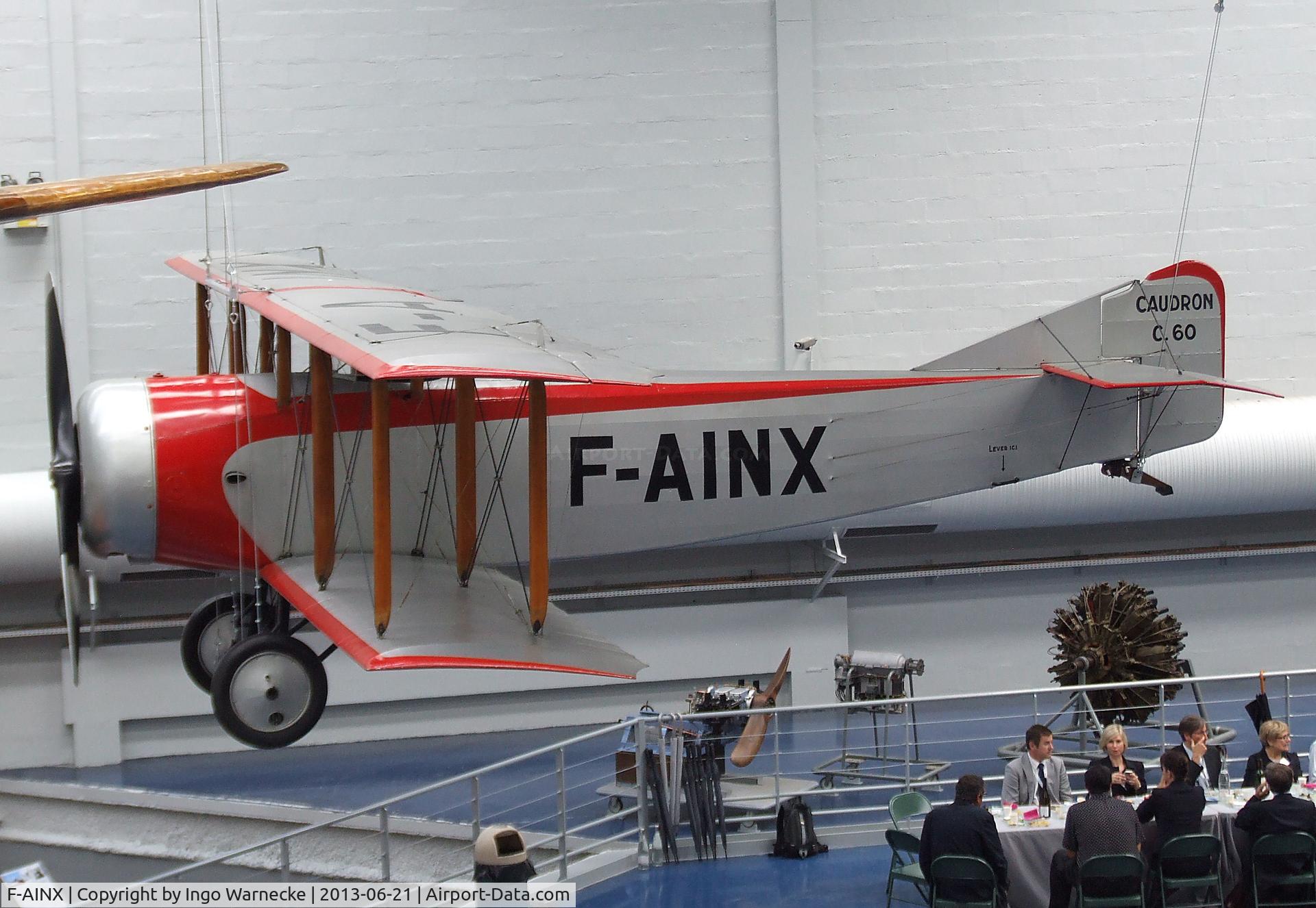 F-AINX, Caudron C.60 C/N 6184/49, Caudron C.60 at the Musee de l'Air, Paris/Le Bourget
