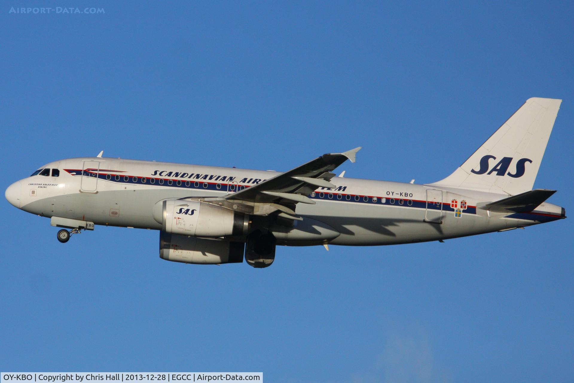 OY-KBO, 2006 Airbus A319-131 C/N 2850, Scandinavian Airlines retro scheme