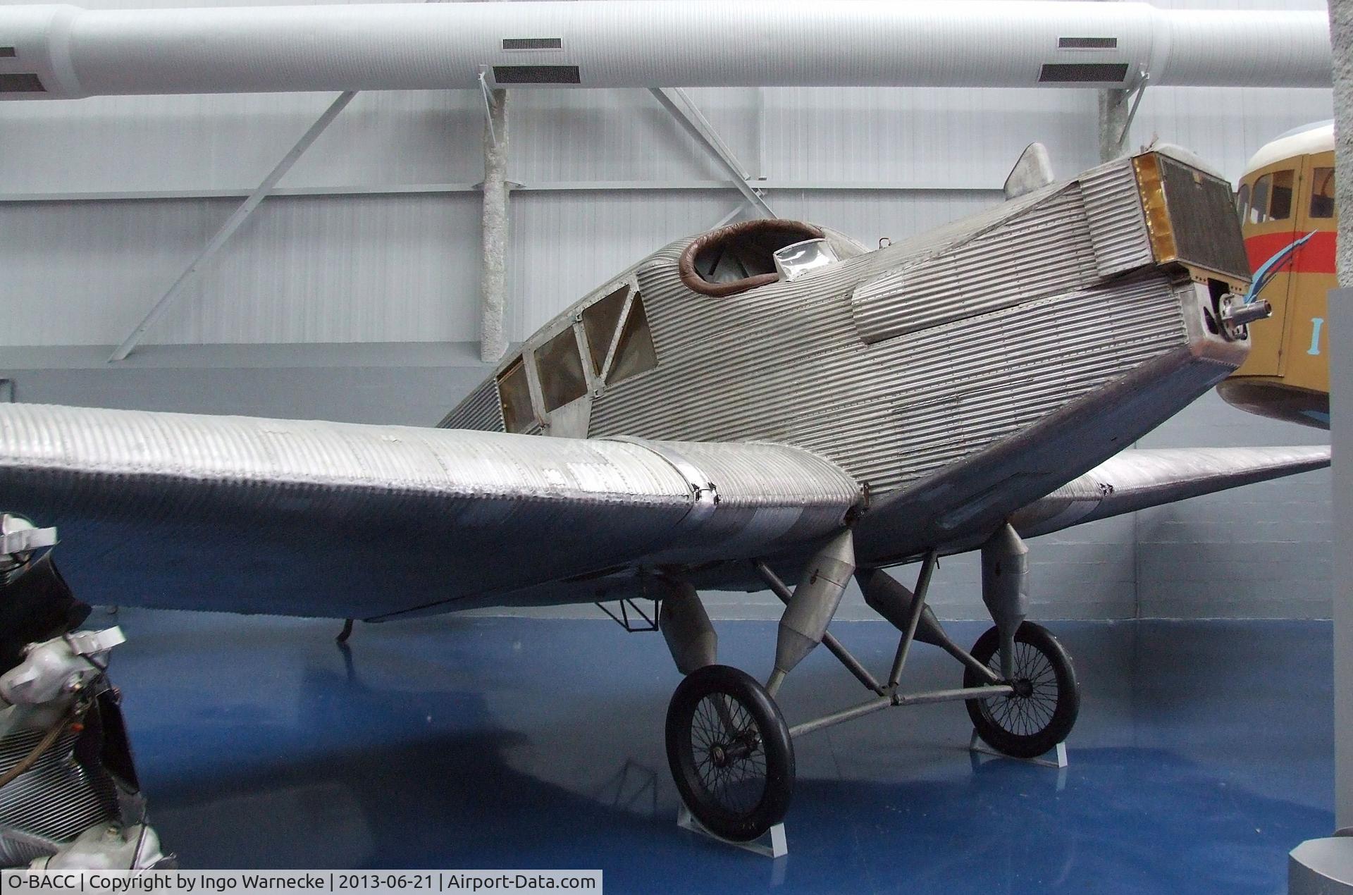 O-BACC, Junkers F.13L C/N 600, Junkers F 13L at the Musee de l'Air, Paris/Le Bourget