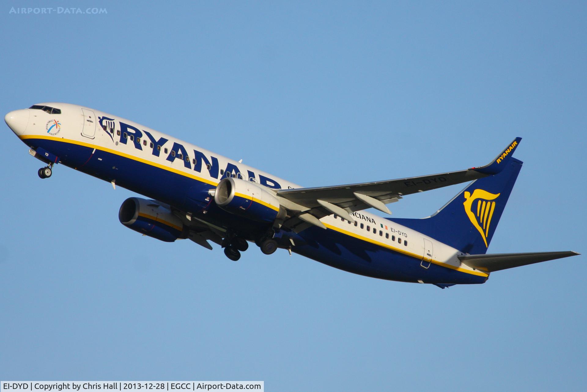 EI-DYD, 2008 Boeing 737-8AS C/N 33632, Ryanair