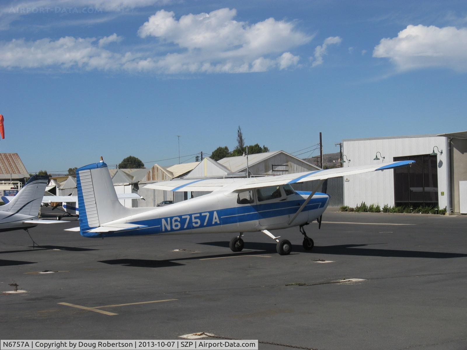 N6757A, 1956 Cessna 172 C/N 28857, 1956 Cessna 172, Continental O-300 145 hp six cylinder