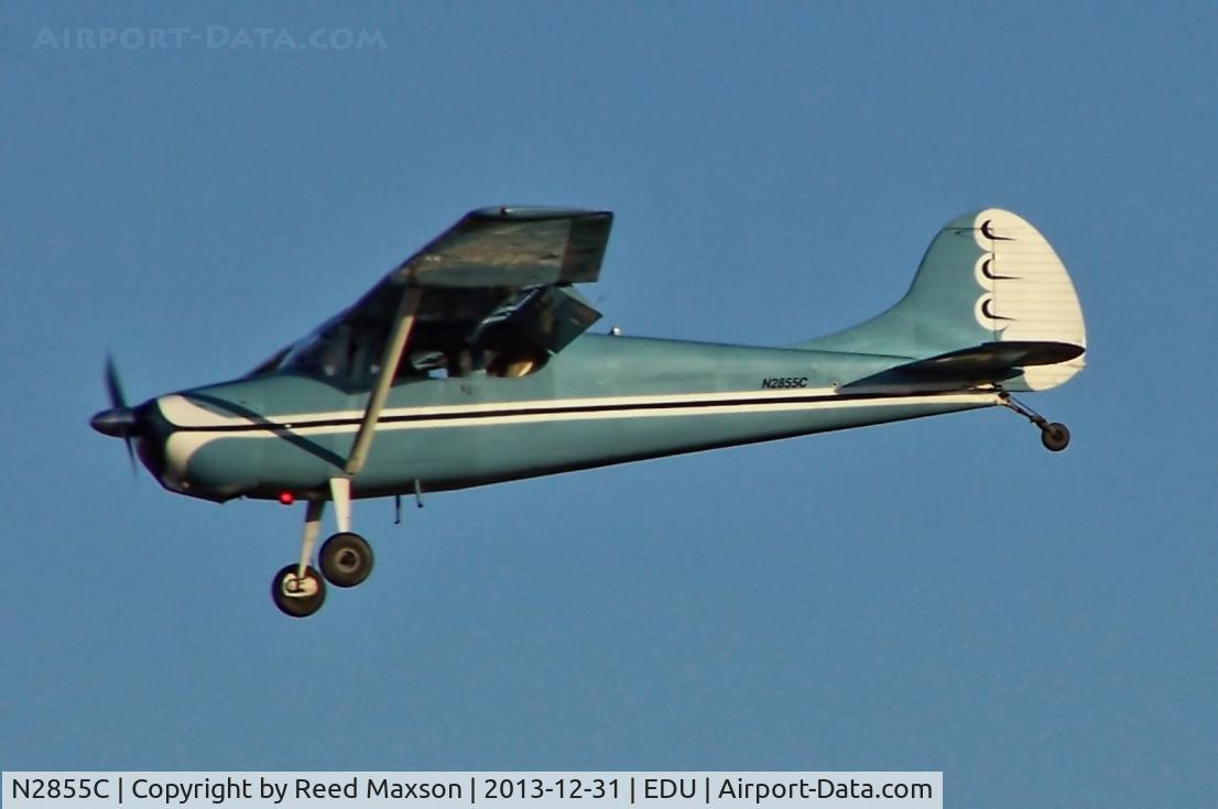 N2855C, 1954 Cessna 170B C/N 26398, On finale for 35
