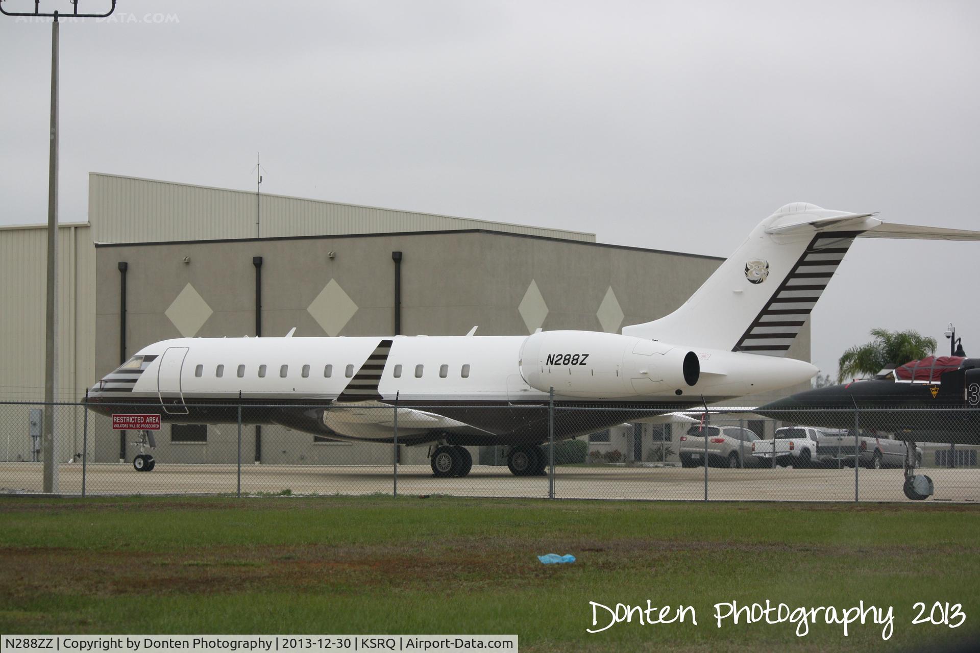 N288ZZ, 2008 Bombardier Challenger 850 (CL-600-2B19) C/N 8088, Bombardier Global Express (N288Z) sits on the ramp at Sarasota-Bradenton International Airport
