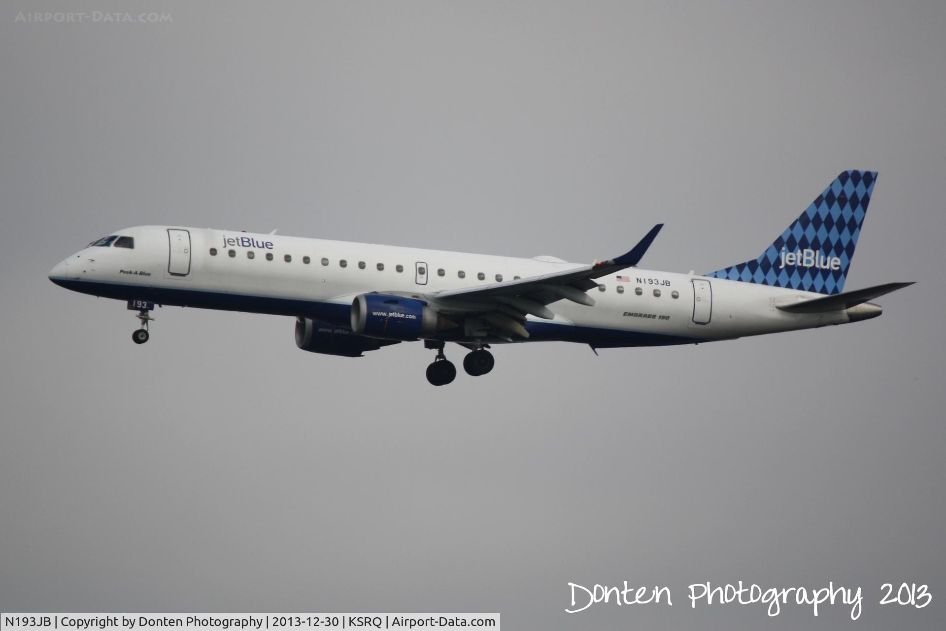 N193JB, 2005 Embraer 190AR (ERJ-190-100IGW) C/N 19000017, JetBlue Flight 741 (N193JB) 
