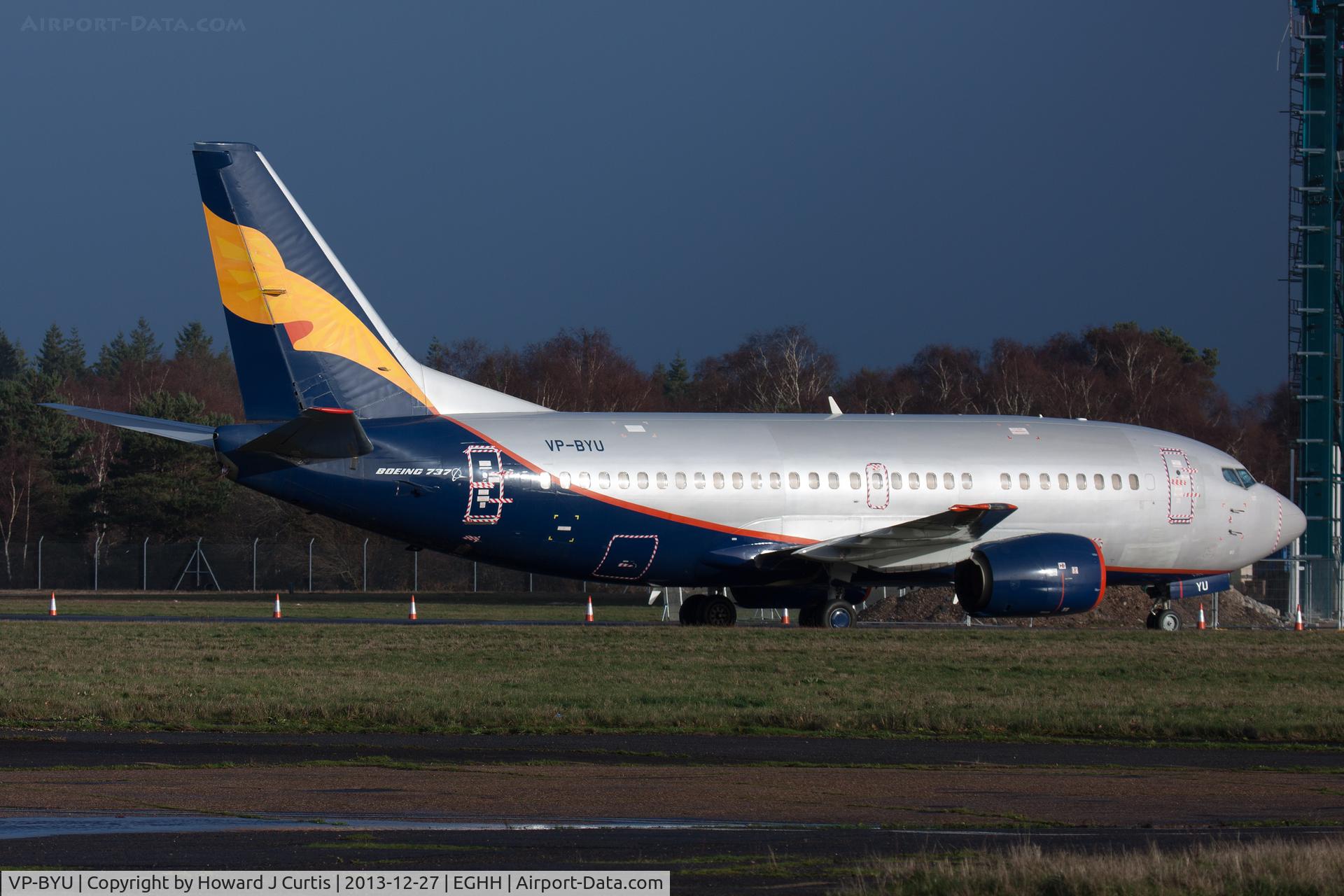VP-BYU, 1991 Boeing 737-5Q8 C/N 25167, Currently in store here.