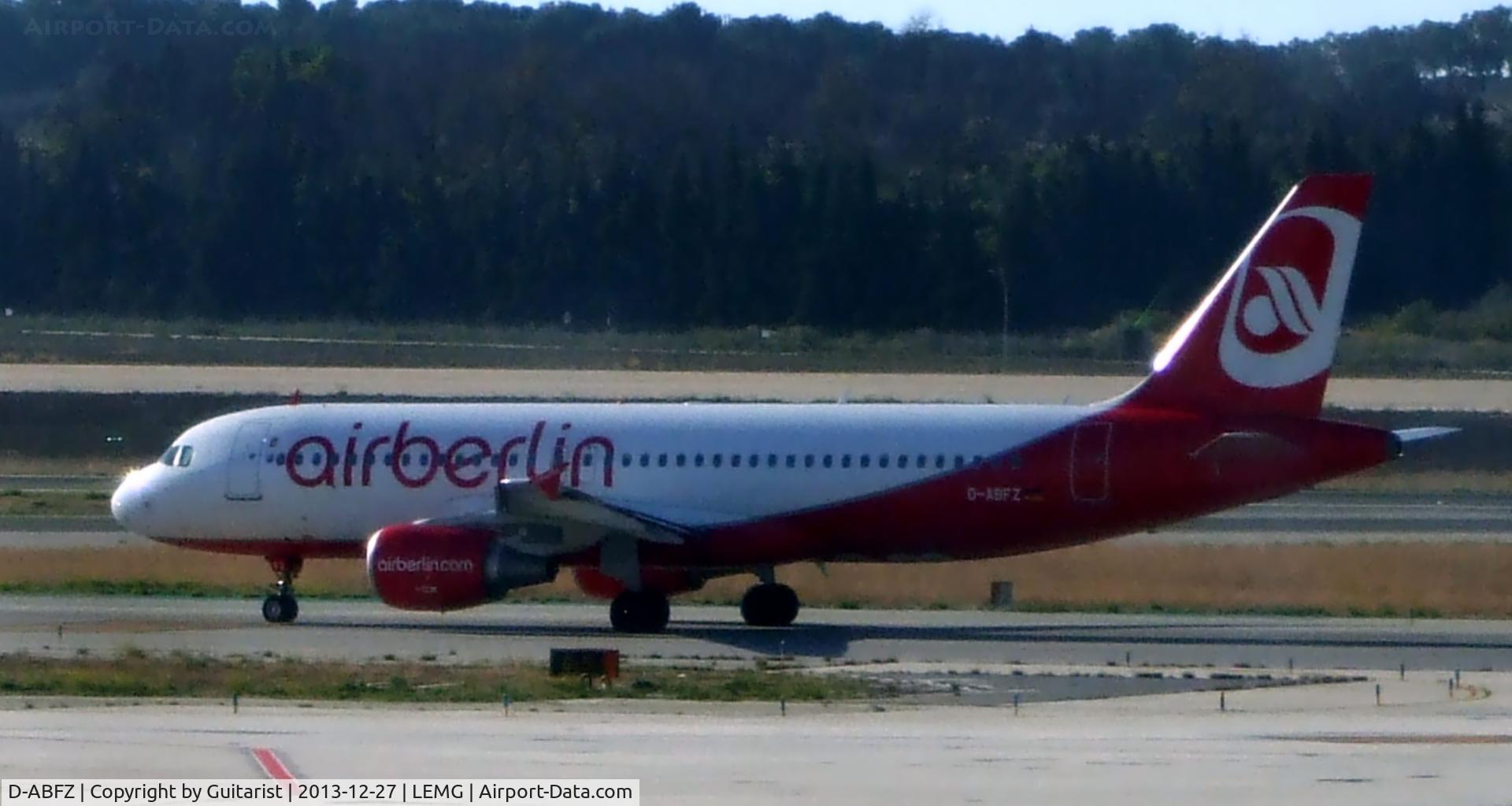 D-ABFZ, 2012 Airbus A320-214 C/N 4988, Departing Malaga