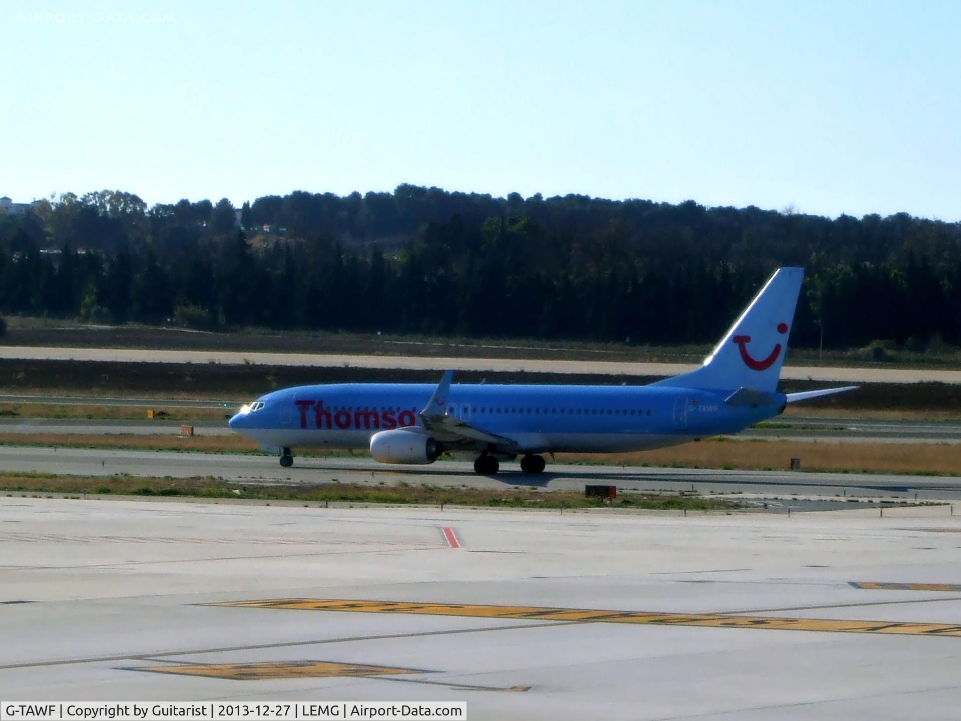 G-TAWF, 2012 Boeing 737-8K5 C/N 37244, On its way back to the UK