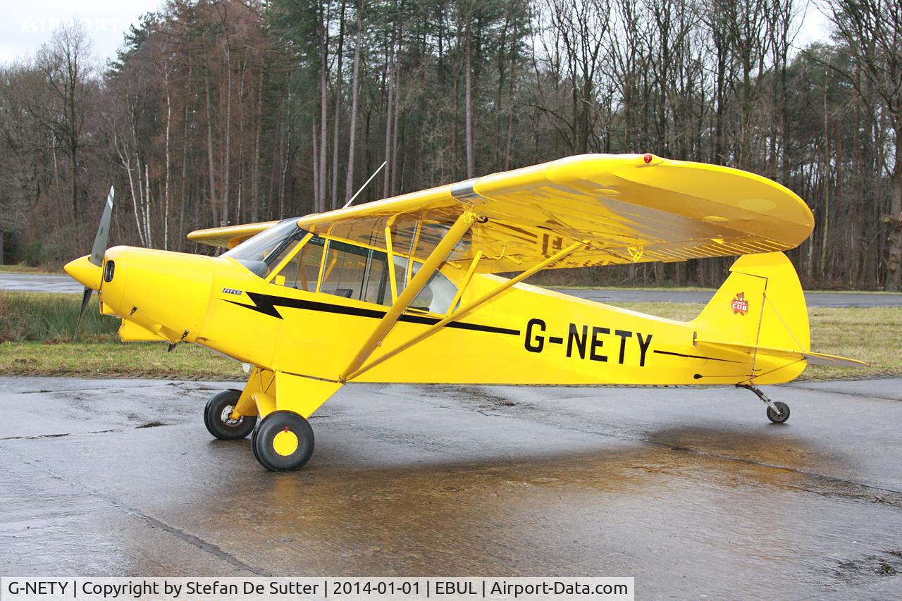 G-NETY, 1994 Piper PA-18-150 Super Cub C/N 1809108, New resident @ Ursel.