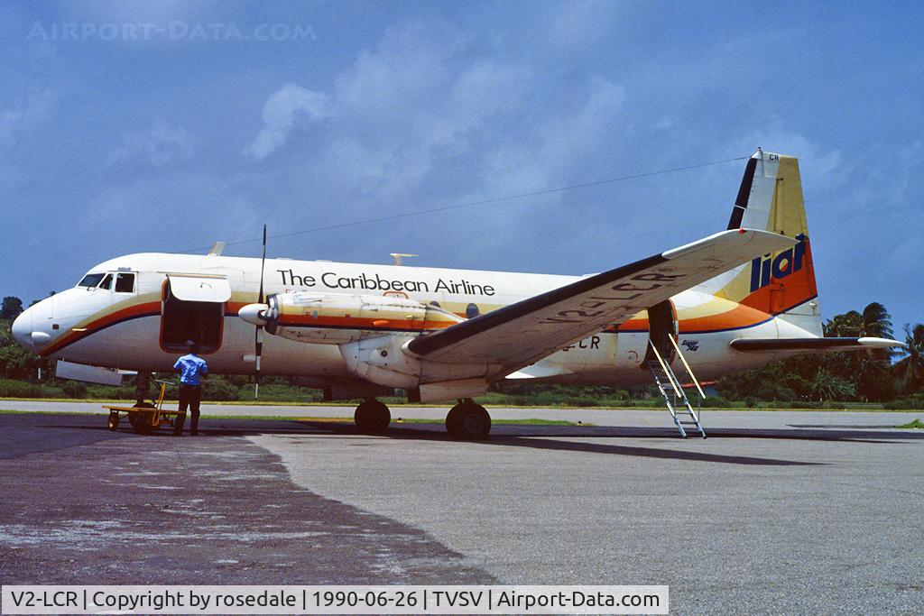 V2-LCR, 1984 Hawker Siddeley HS.748 Series 2B C/N 1801, Operational with LIAT