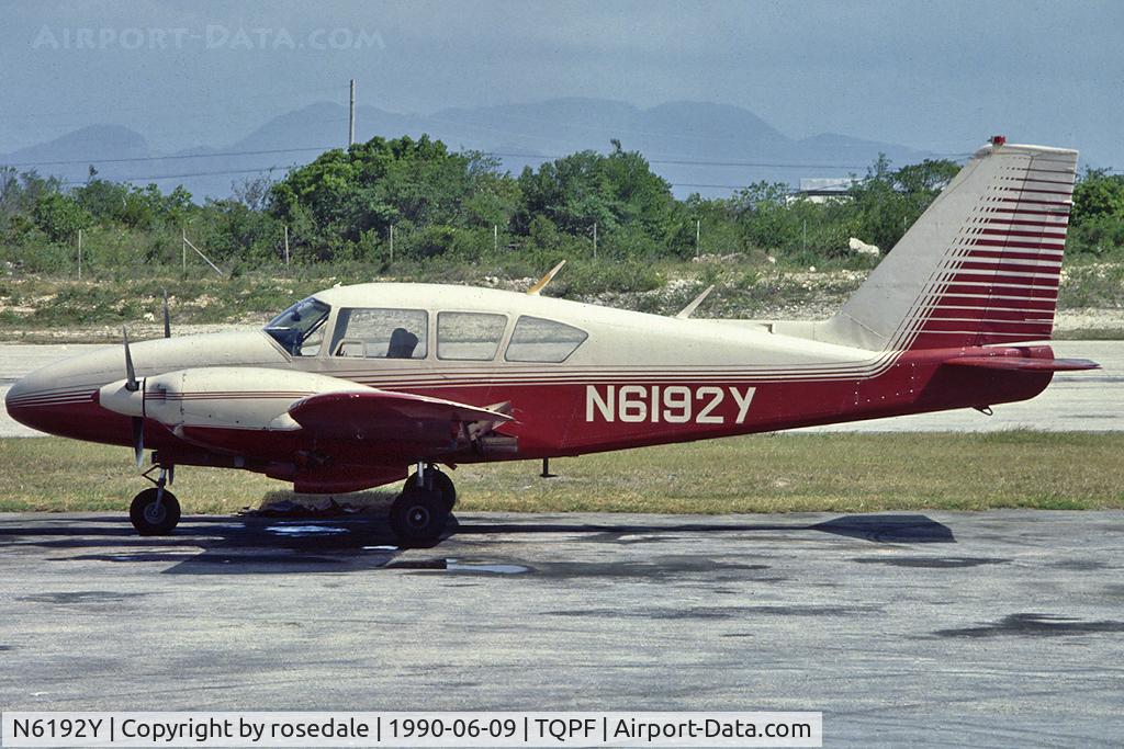 N6192Y, 1966 Piper PA-23-250 C/N 27-3418, Seen on a charter service