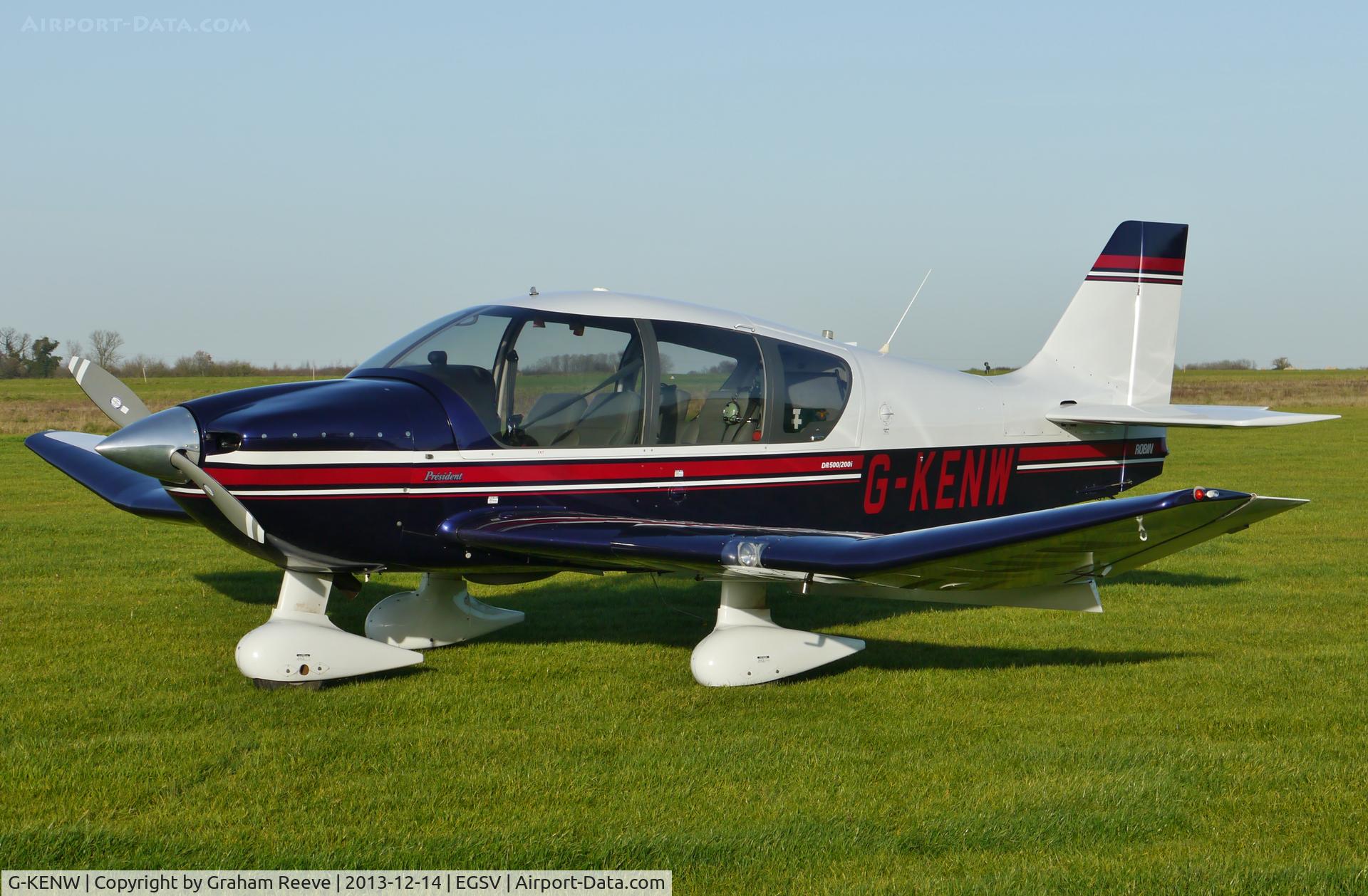 G-KENW, 2002 Robin DR-400-500 President C/N 39, Parked at Old Buckenham.