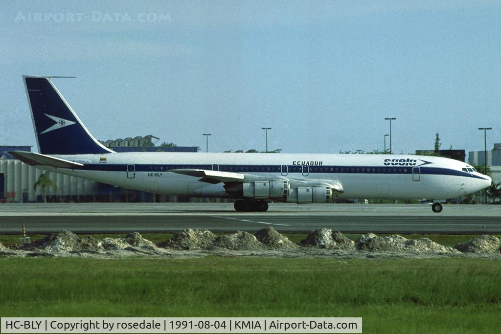 HC-BLY, 1963 Boeing 707-373C C/N 18709, On a regular visit to Miami