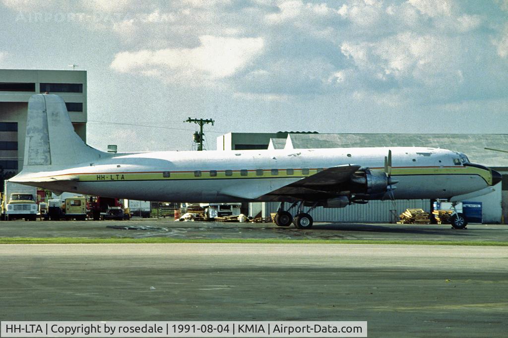 HH-LTA, 1953 Douglas C-118A Liftmaster (DC-6A) C/N 44649, On a regular visit to Miami