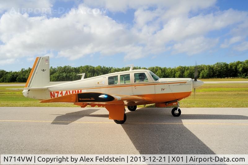 N714VW, 1967 Mooney M20F Executive C/N 670441, Everglades Airpark in Southwest Florida
