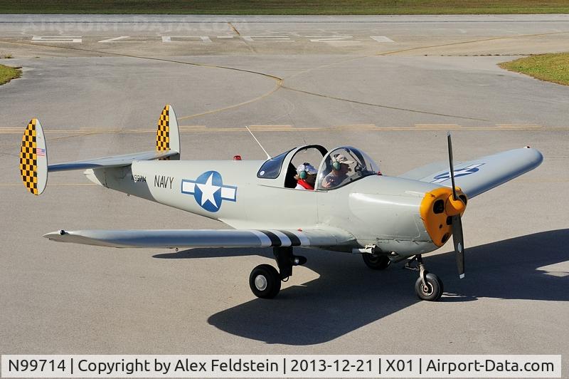 N99714, 1946 Erco 415C Ercoupe C/N 2337, Everglades Airpark in Southwest Florida