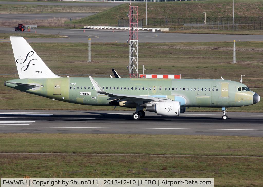 F-WWBJ, 2013 Airbus A320-214 C/N 5931, C/n 5931 - For Starflyer