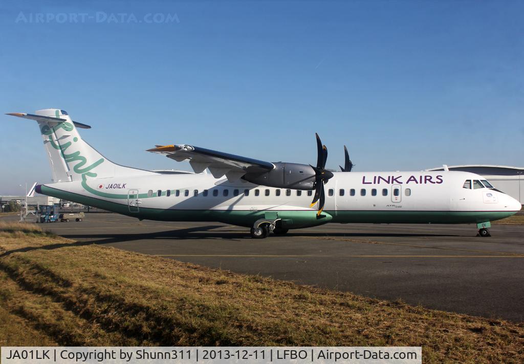 JA01LK, 2013 ATR 72-600 (72-212A) C/N 1120, Final registration for this new ATR operator but, unfortunatelly, this aircraft is stored because the company will never fly due to insuffisance of payment... A second is due and will have the same thing. A collector before delivery !!!