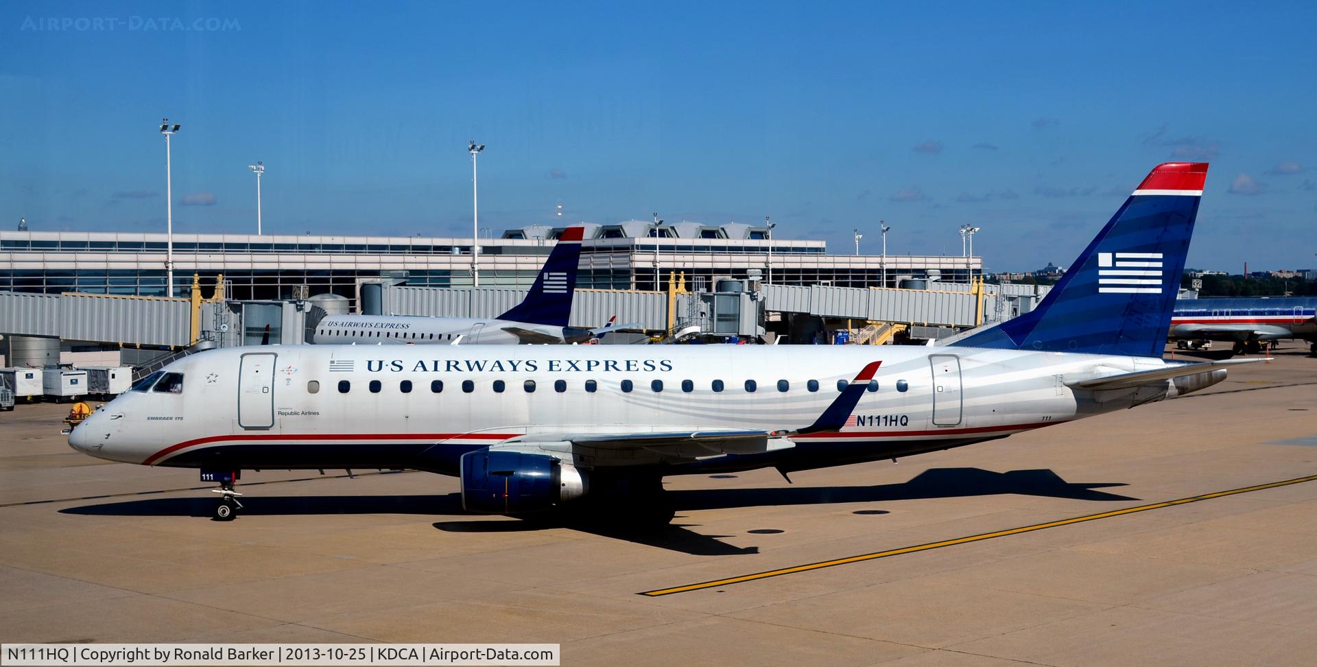 N111HQ, 2007 Embraer 175LR (ERJ-170-200LR) C/N 17000173, Taxi DCA