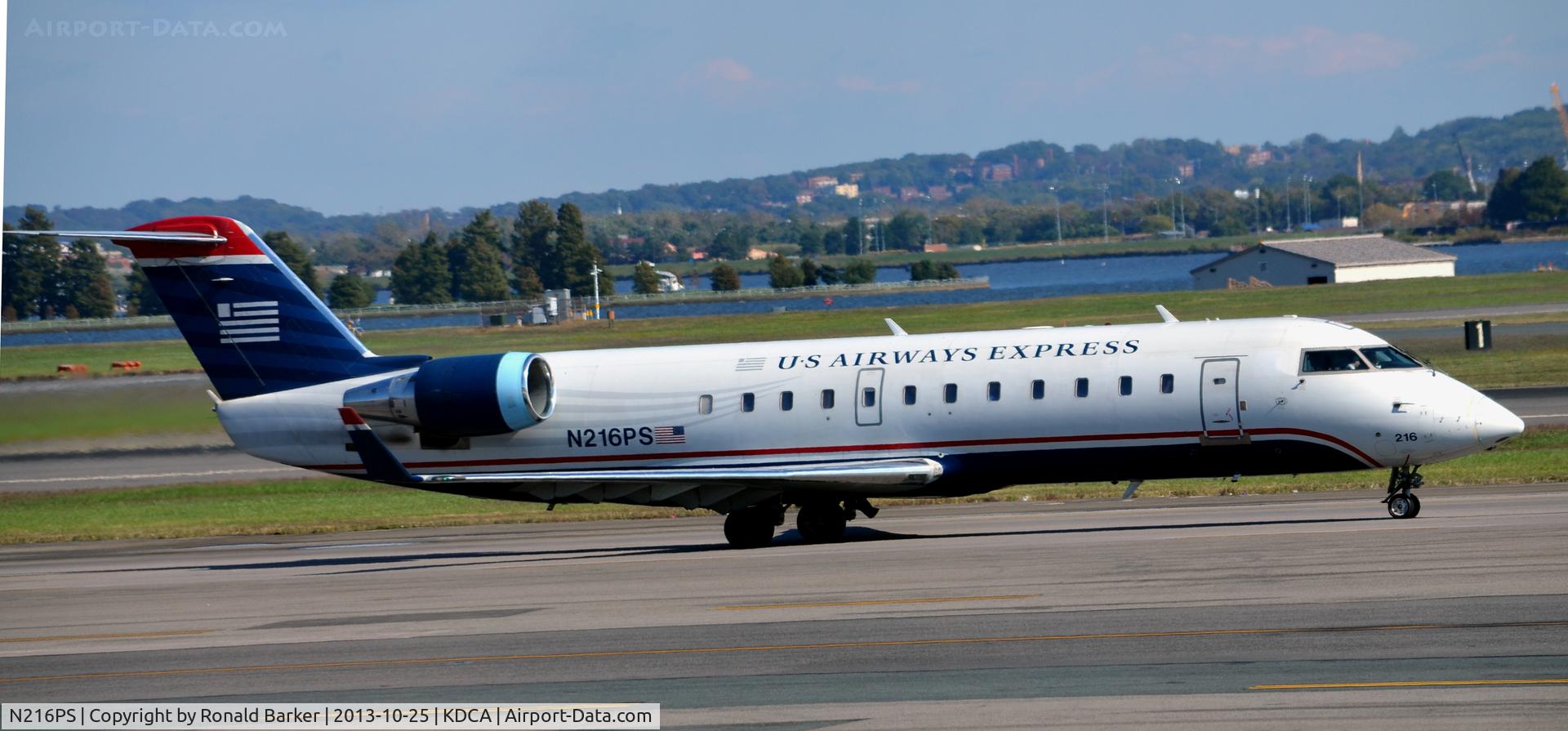 N216PS, 2003 Bombardier CRJ-200ER (CL-600-2B19) C/N 7882, Taxi DCA