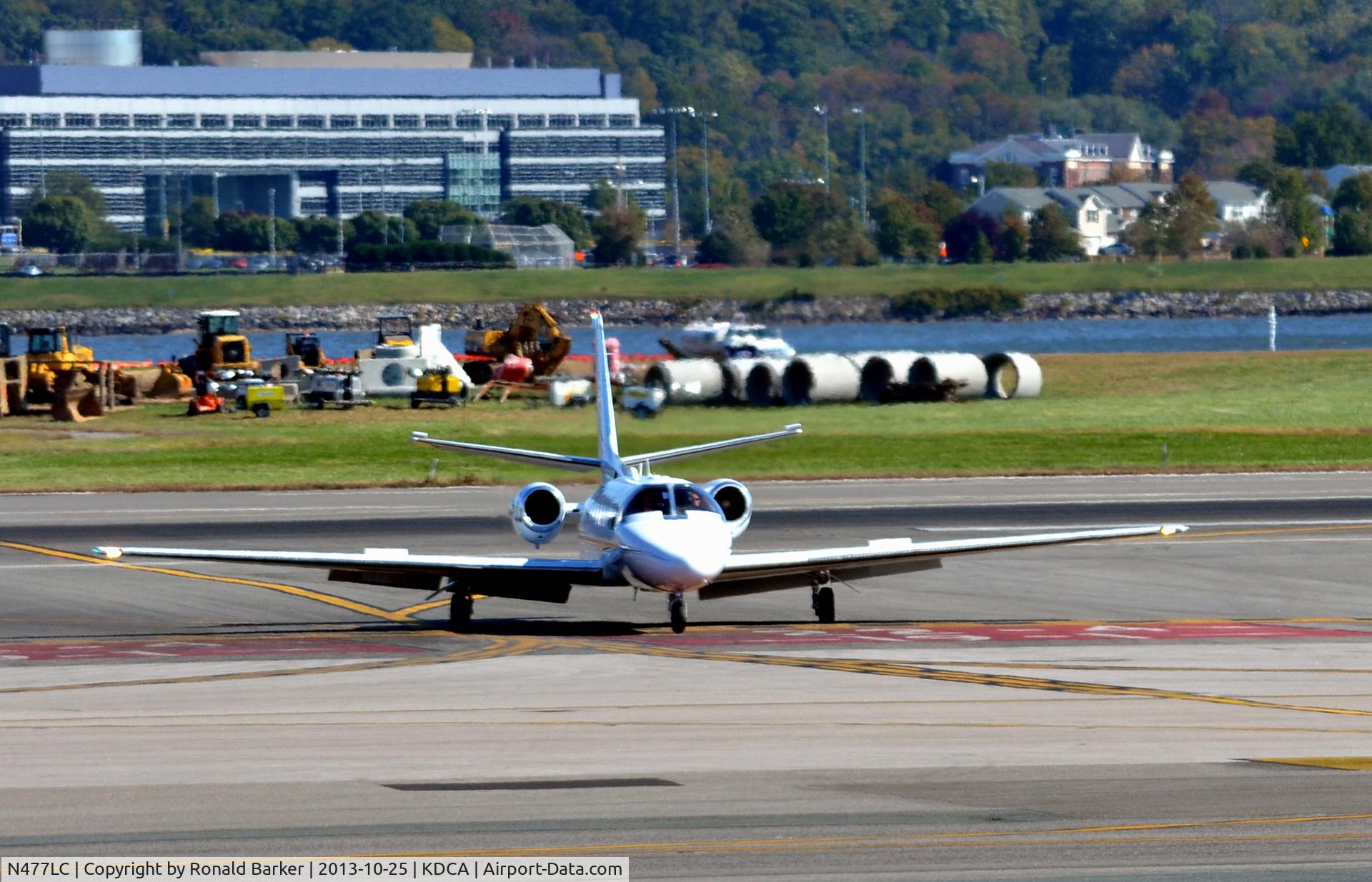 N477LC, 1988 Cessna S550 Citation IIS C/N S550-0153, Taxi DCA