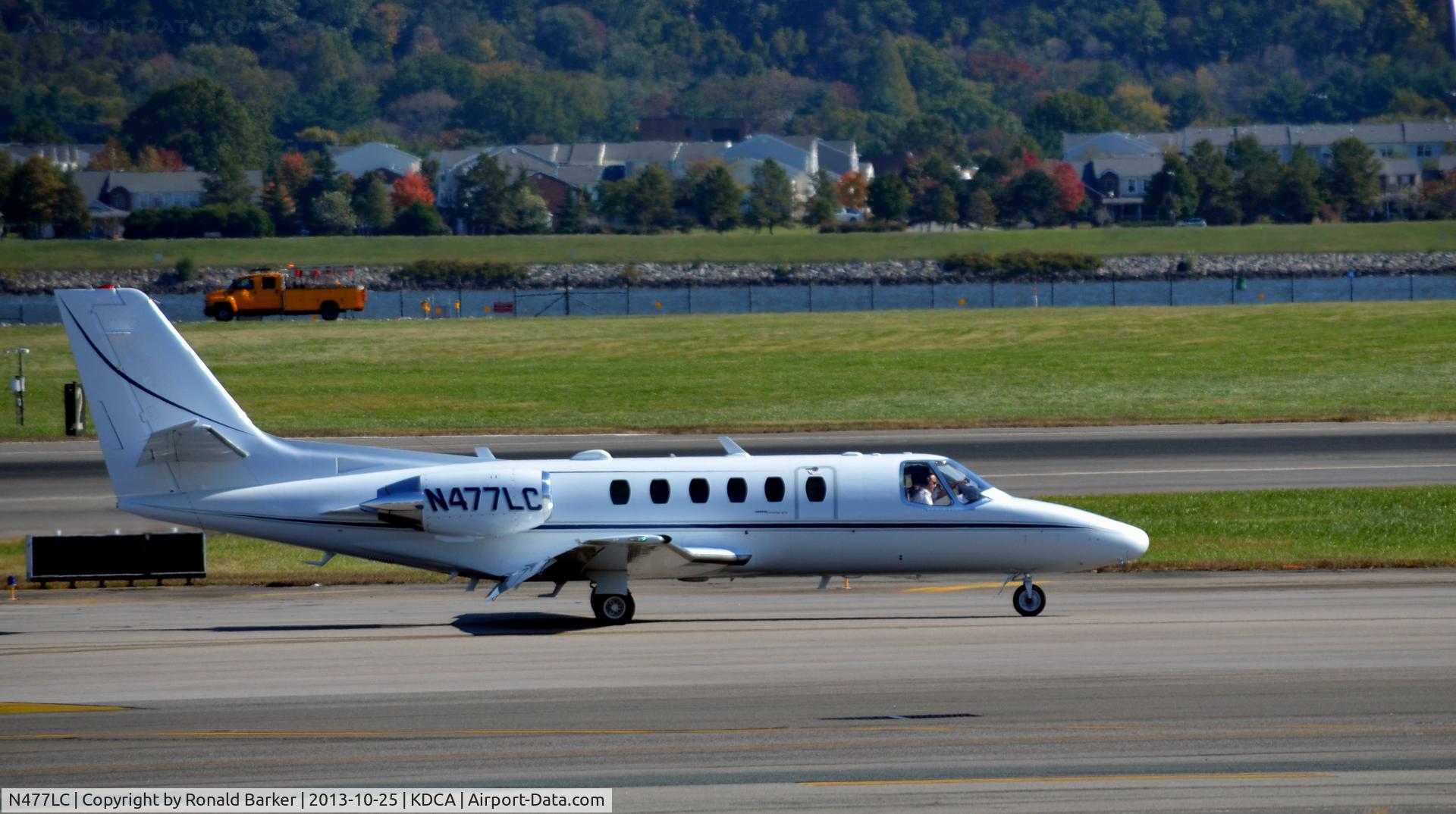 N477LC, 1988 Cessna S550 Citation IIS C/N S550-0153, Taxi DCA