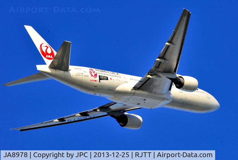 JA8978, 1997 Boeing 777-289 C/N 27637, JAL's 2014 Winter Olympics Team