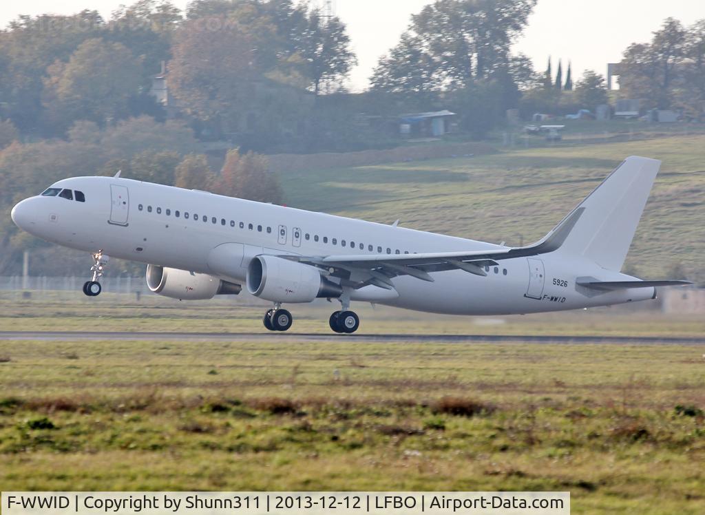 F-WWID, 2013 Airbus A320-216 C/N 5926, C/n 5926 - For Vanilla Air