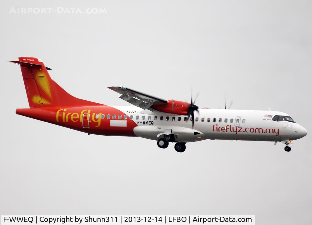 F-WWEQ, 2013 ATR 72-600 C/N 1128, C/n 1128 - To be 9M-FIB