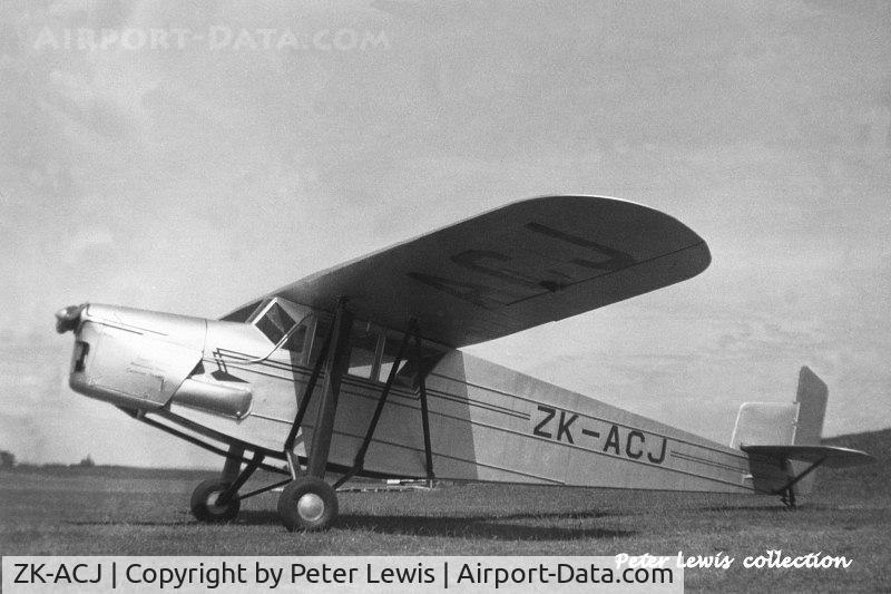 ZK-ACJ, Desoutter MK.I C/N D10, Blackmore's Air Services Ltd., Rotorua