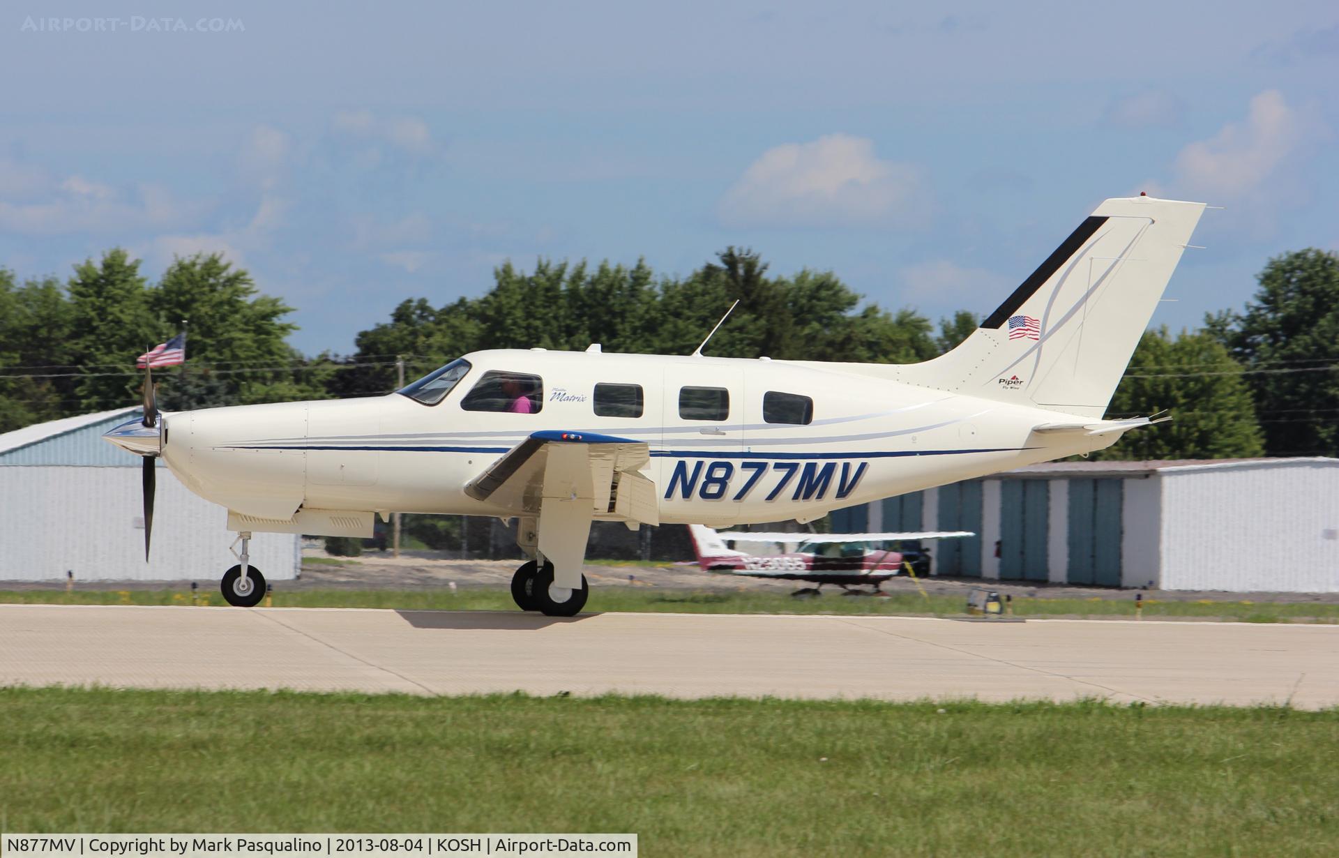 N877MV, 2008 Piper PA-46R-350T Malibu Matrix C/N 4692077, Piper PA46R-350T