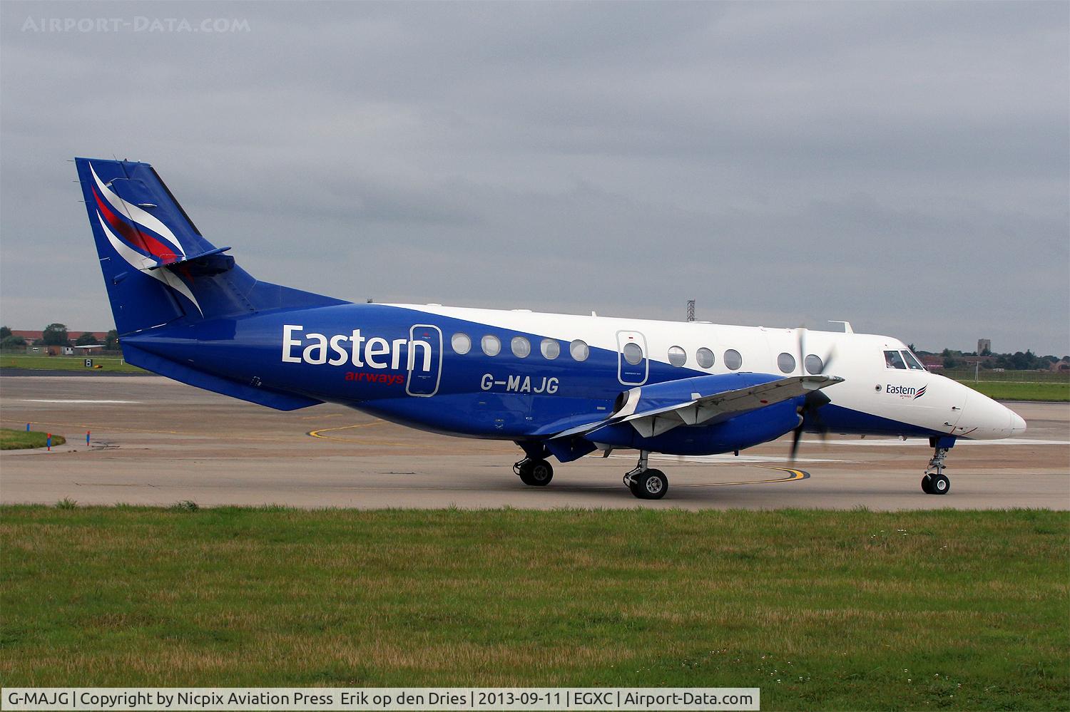 G-MAJG, 1993 British Aerospace Jetstream 41 C/N 41009, G-MAJG is used for the daily shuttle to RAF Marham.