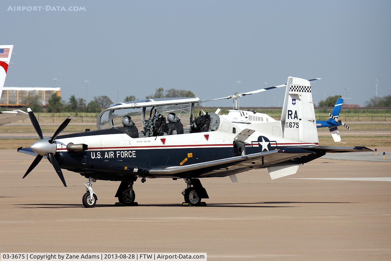 03-3675, 2003 Raytheon T-6A Texan II C/N PT-221, At Alliance Airport - Fort Worth, TX