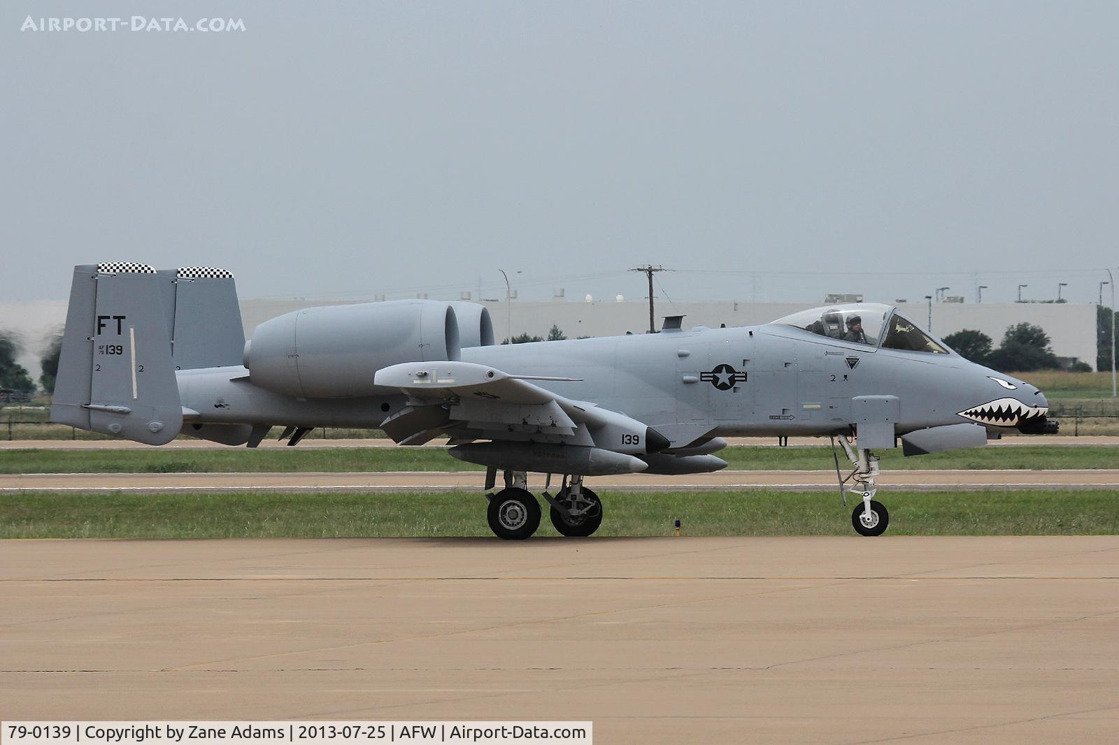 79-0139, 1979 Fairchild A-10A Thunderbolt II C/N A10-0403, At Alliance Airport - Fort Worth, TX