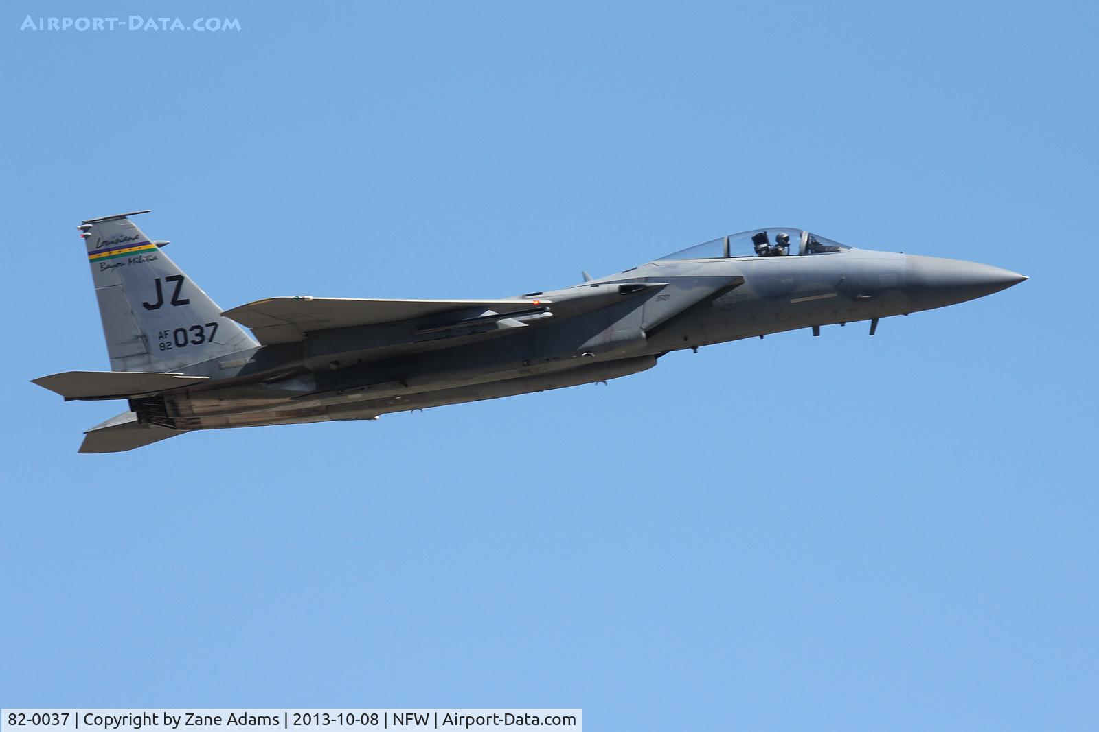 82-0037, 1982 McDonnell Douglas F-15C Eagle C/N 0854/C286, Departing NAS Fort Worth