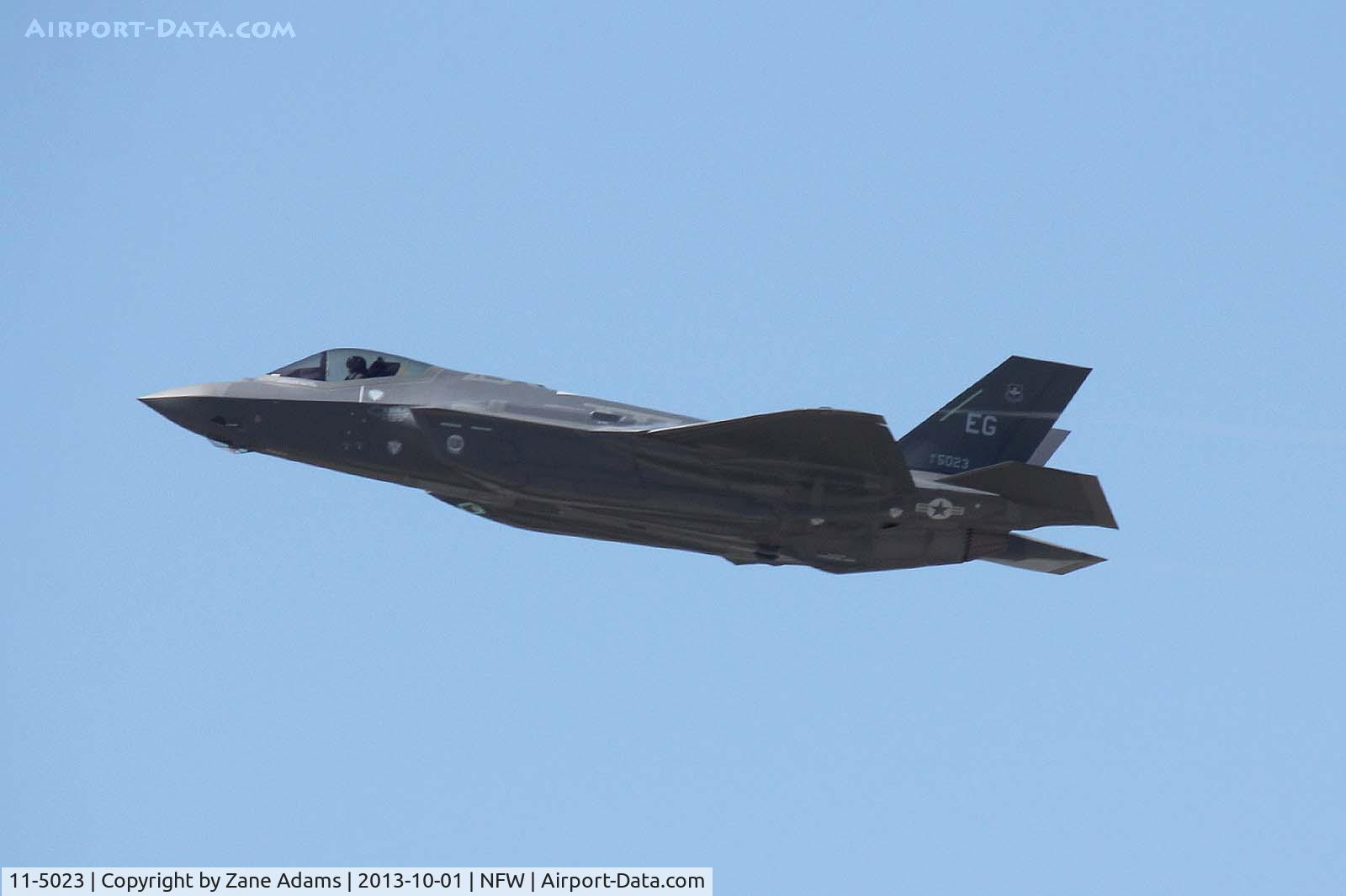 11-5023, 2013 Lockheed Martin F-35A Lightning II C/N AF-34, Departing NAS Fort Worth