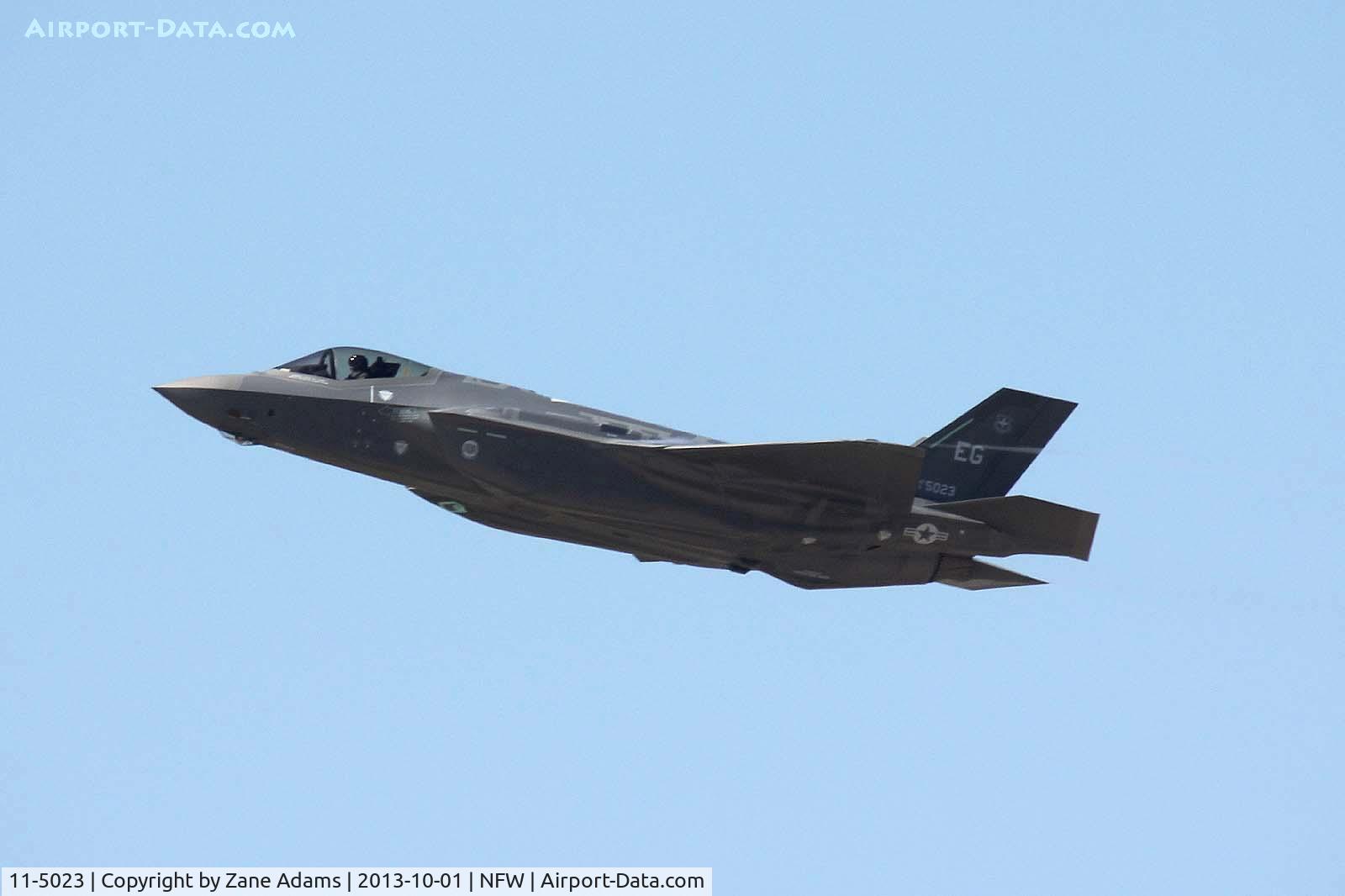 11-5023, 2013 Lockheed Martin F-35A Lightning II C/N AF-34, Departing NAS Fort Worth
