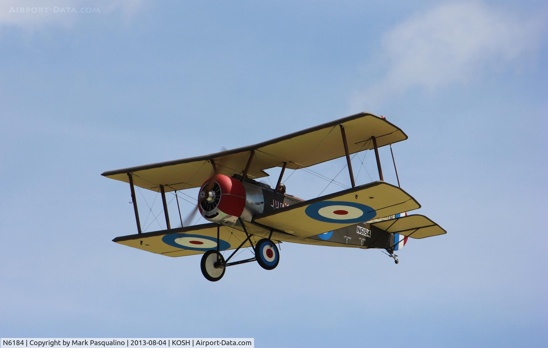 N6184, Sopwith Pup (LRT) Replica C/N Not found N6184, Sopwith Pup