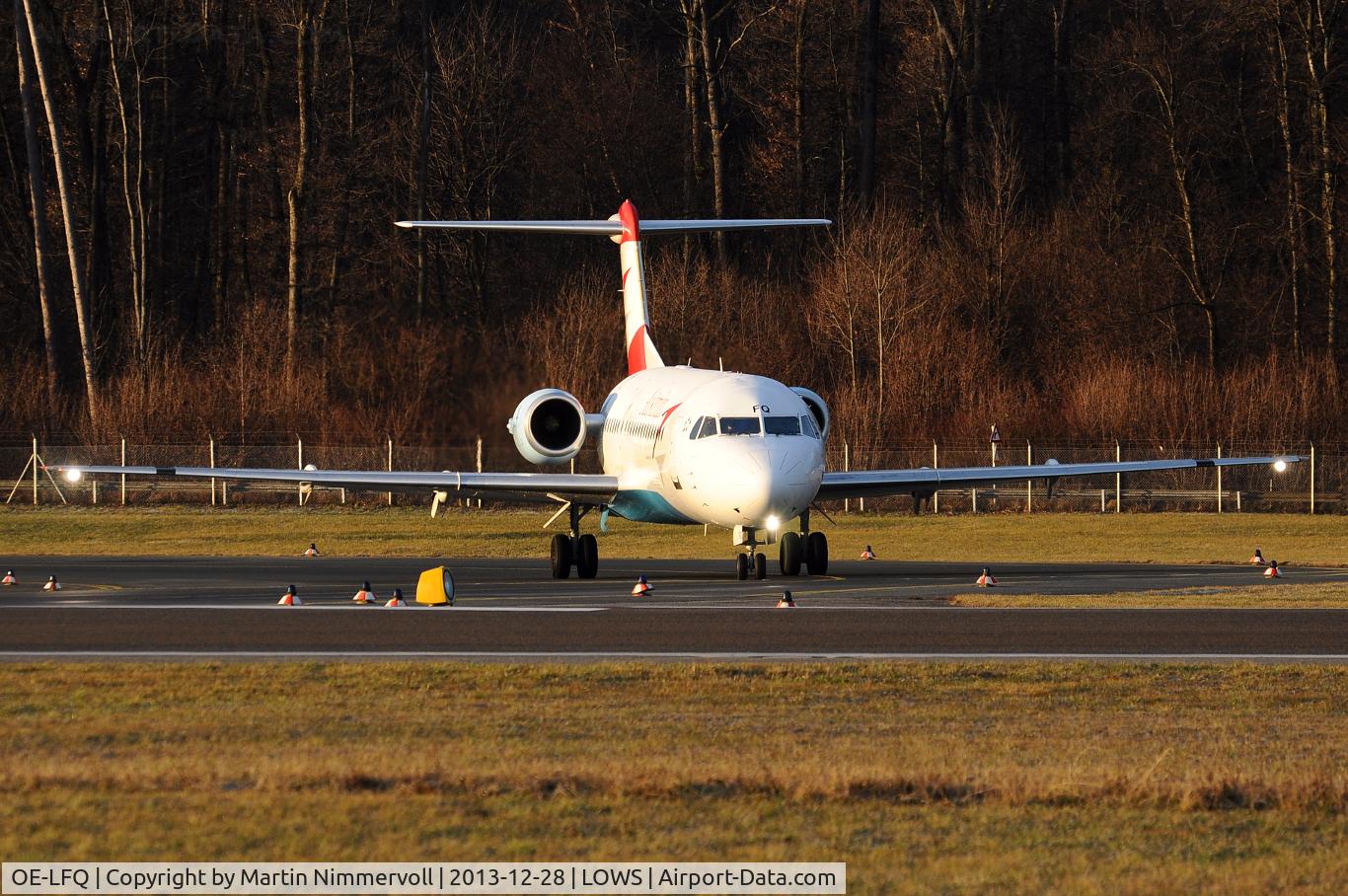 OE-LFQ, 1996 Fokker 70 (F-28-0070) C/N 11568, Austrian Airlines