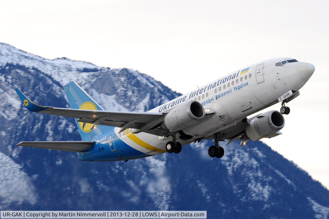 UR-GAK, 1992 Boeing 737-5Y0 C/N 26075, Ukraine International