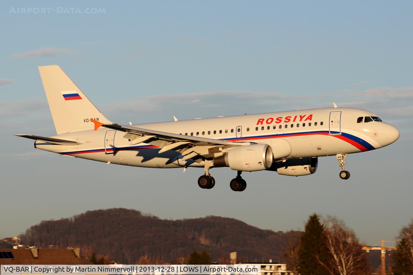 VQ-BAR, 2001 Airbus A319-111 C/N 1488, Rossiya