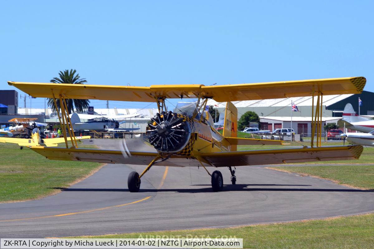 ZK-RTA, Grumman G-164A C/N 441, At Tauranga